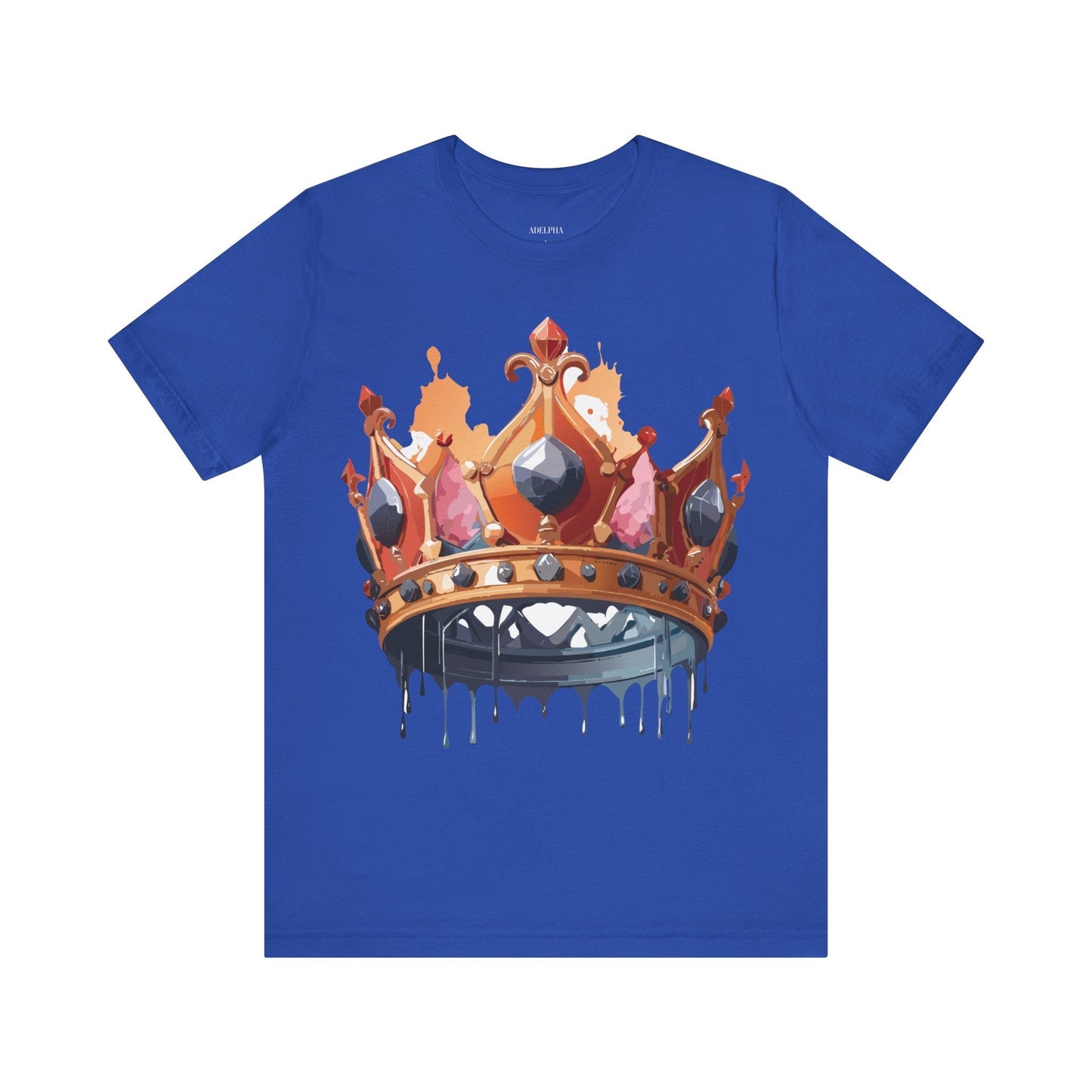 Adelpha Crown Graphic Tee Unisex Jersey Short Sleeve Art Design Vintage Inspired Shirt