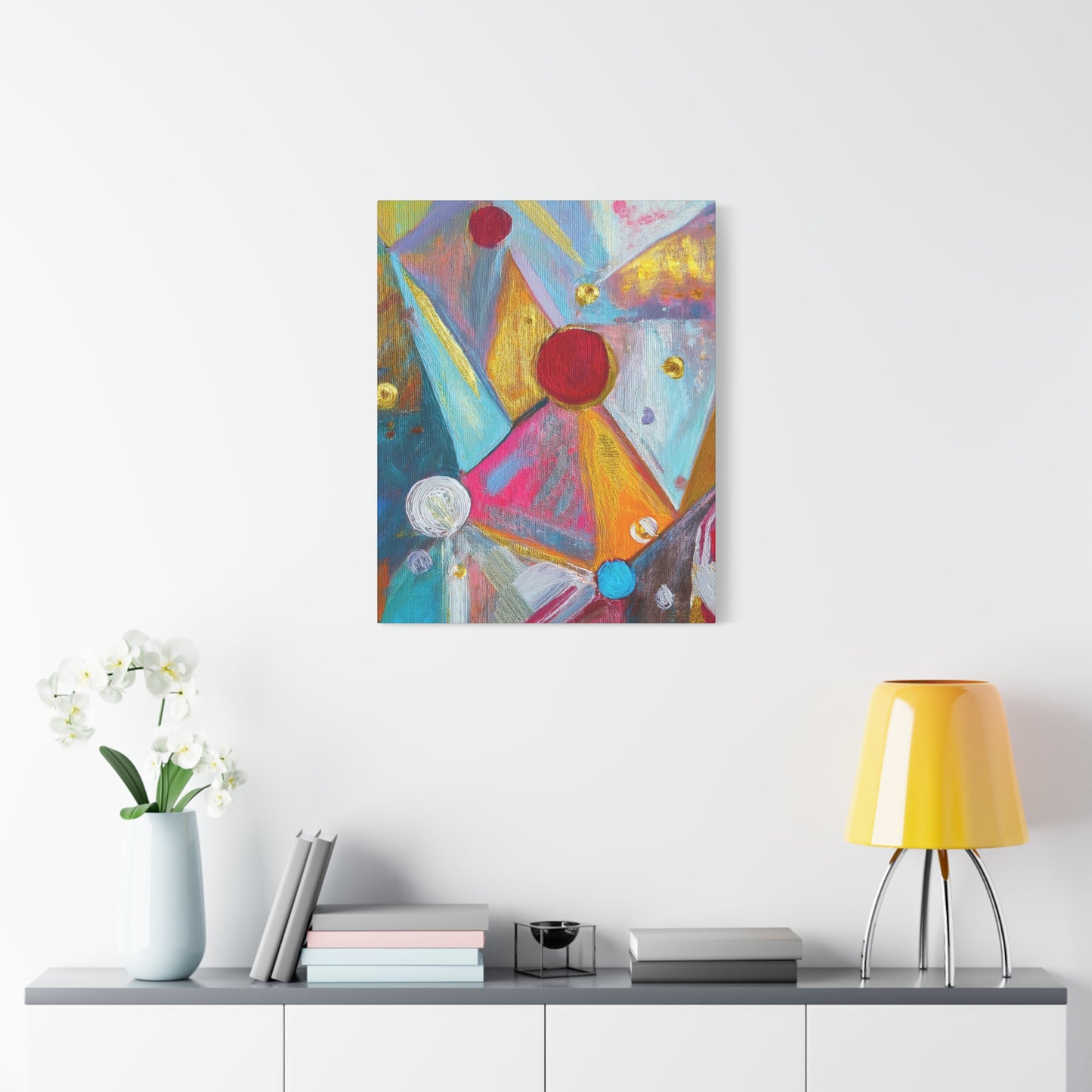 Abstract Oil Painting Print Canvas 20x24,20x30,24x30 24x32,24x36,30x40 32x48,36x48,40x60 Pine-Wood Inner Frame ABS-173