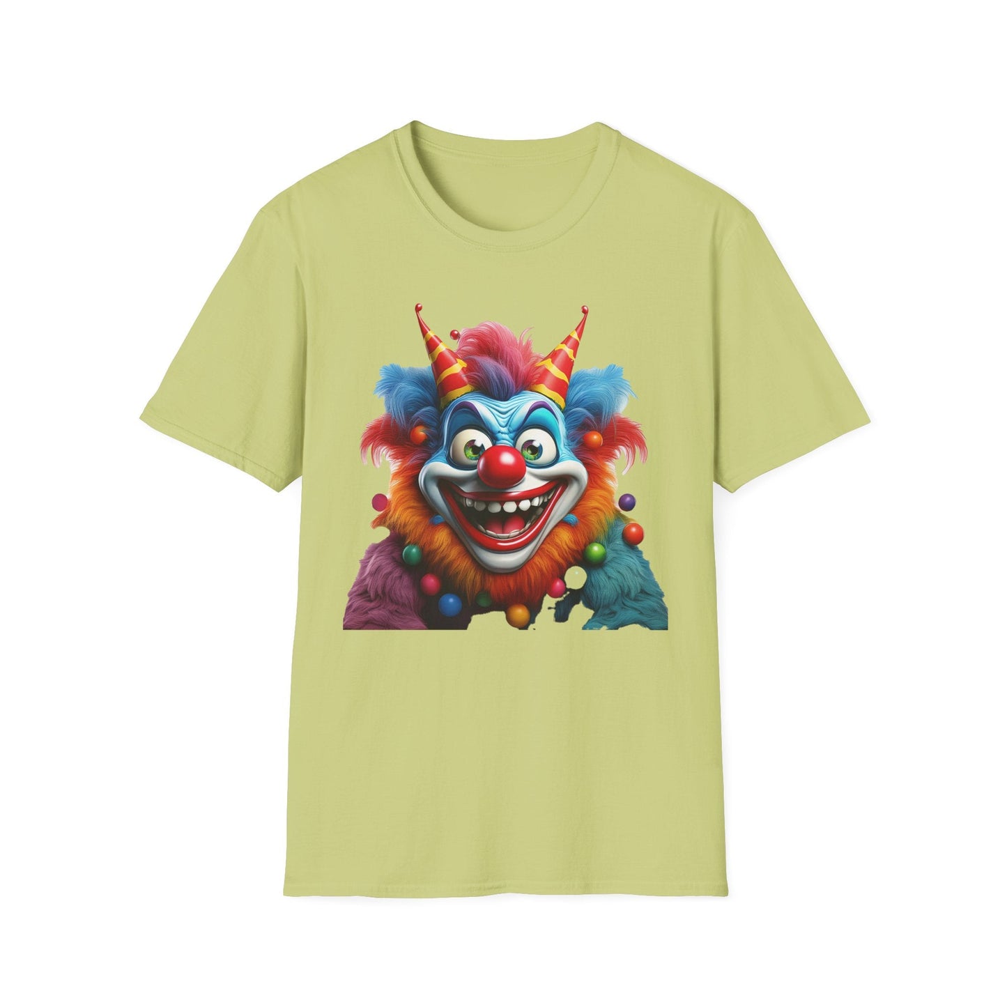 Clown Shirt For Men And Women Funny Circus Tee Scary Man Shirt Unisex Softstyle Tee
