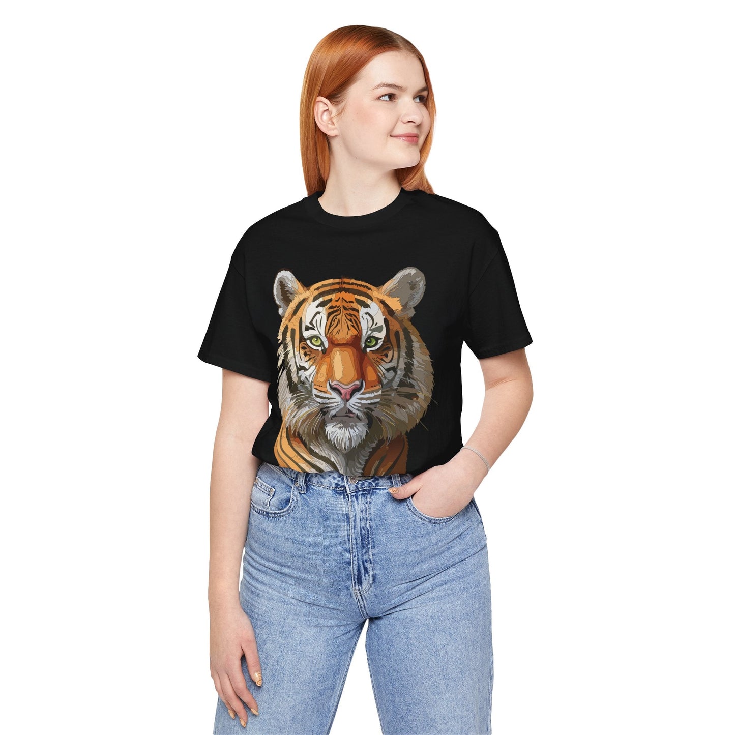 Unisex Animal Art Design Tee Shirt Wild Animals Graphic Tee Softstyle Gildan 64000