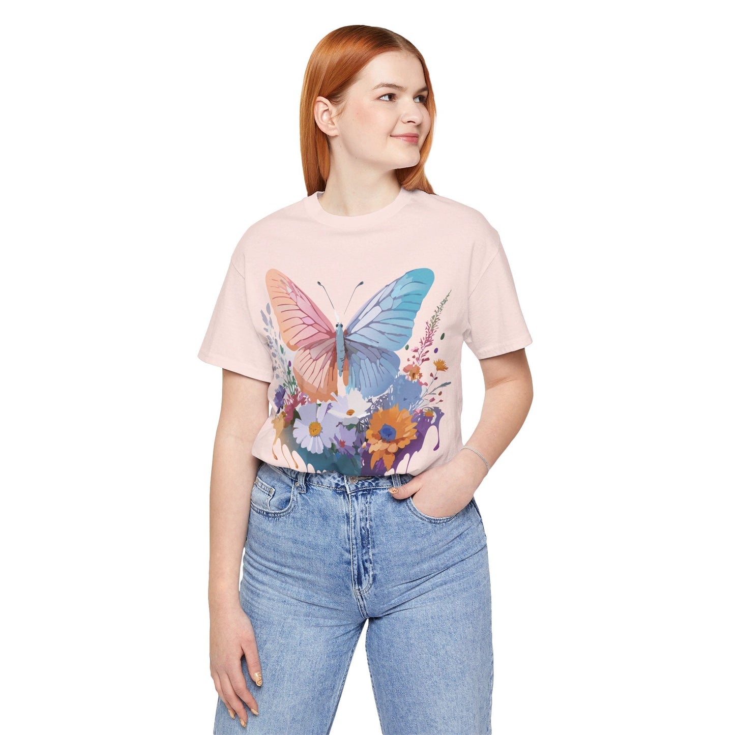 Butterfly Graphic T Shirt Unisex Adelpha Artwork Tee Vintage Style