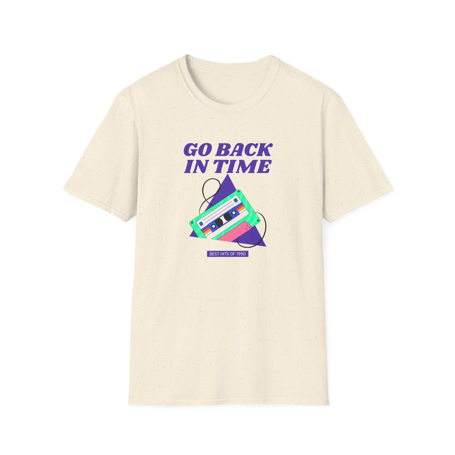 Retro Go Back In Time Cassette T-Shirt Unisex Cotton