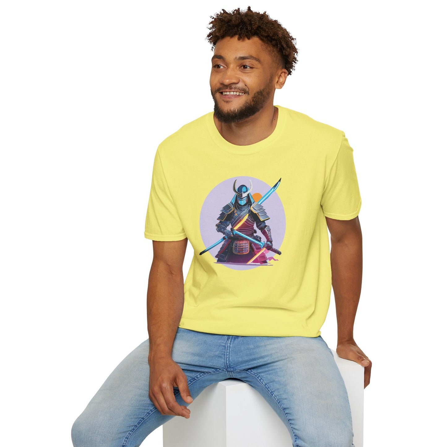 Samurai Shirt Unisex Gildan Softstyle Tee 100 Percent Cotton Lightweight Comfort