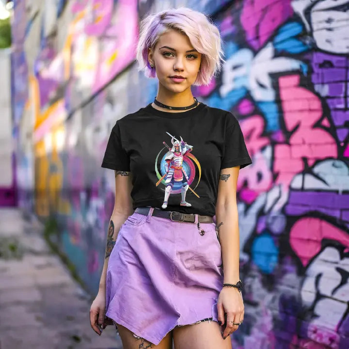Samurai Graphic Unisex 100 Cotton Staple Tee 28