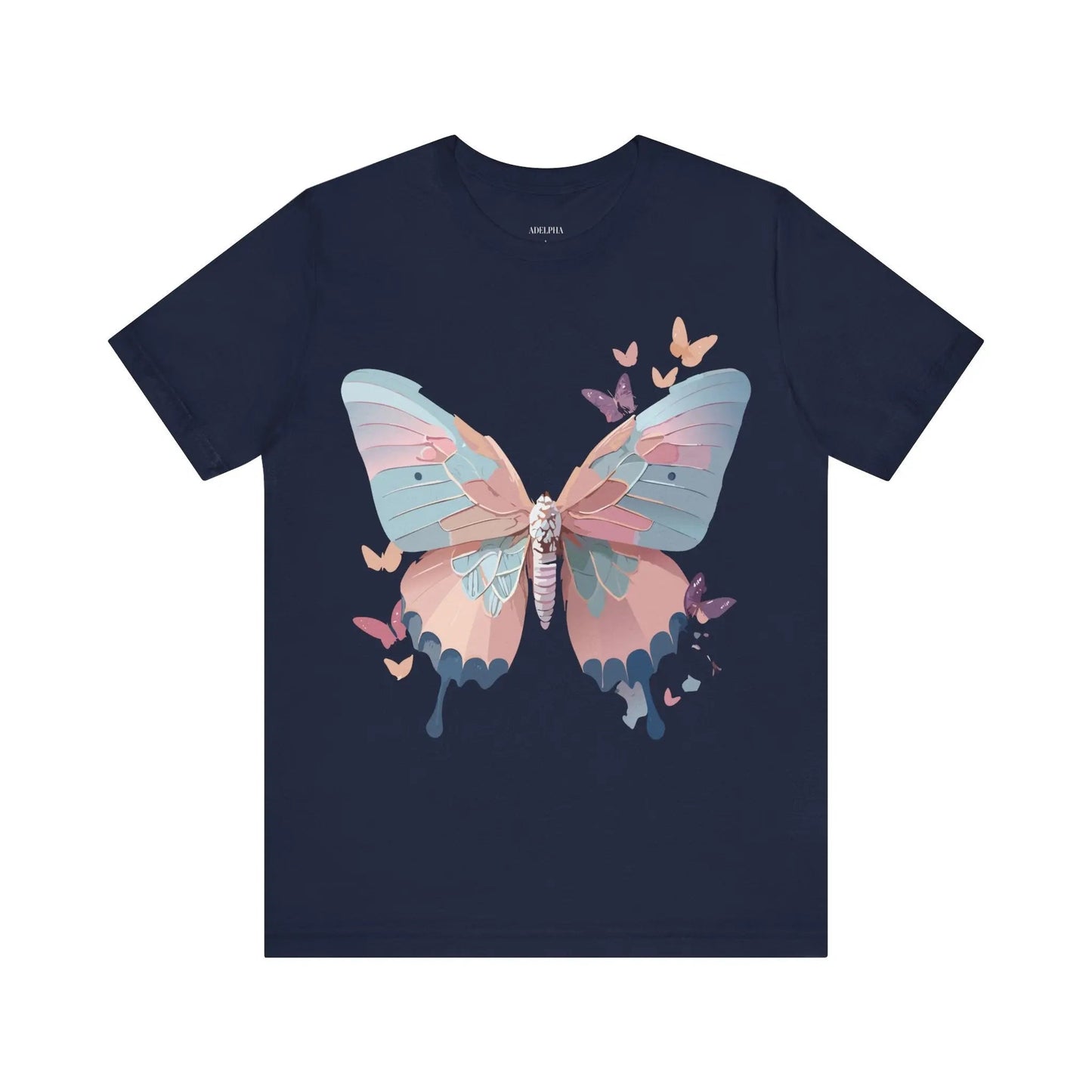 Butterfly Graphic T Shirt Unisex Jersey Short Sleeve Adelpha