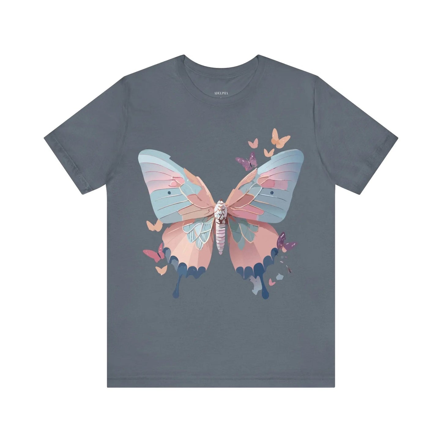 Butterfly Graphic T Shirt Unisex Jersey Short Sleeve Adelpha