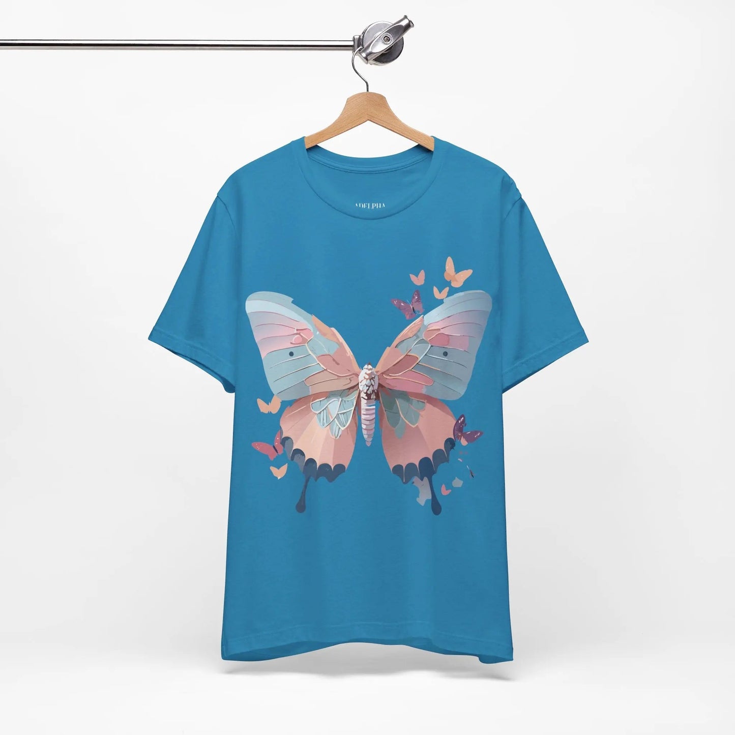 Butterfly Graphic T Shirt Unisex Jersey Short Sleeve Adelpha