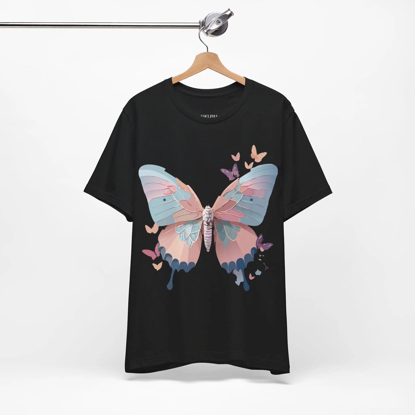 Butterfly Graphic T Shirt Unisex Jersey Short Sleeve Adelpha
