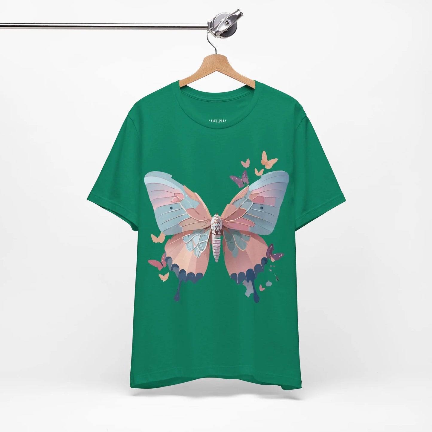 Butterfly Graphic T Shirt Unisex Jersey Short Sleeve Adelpha