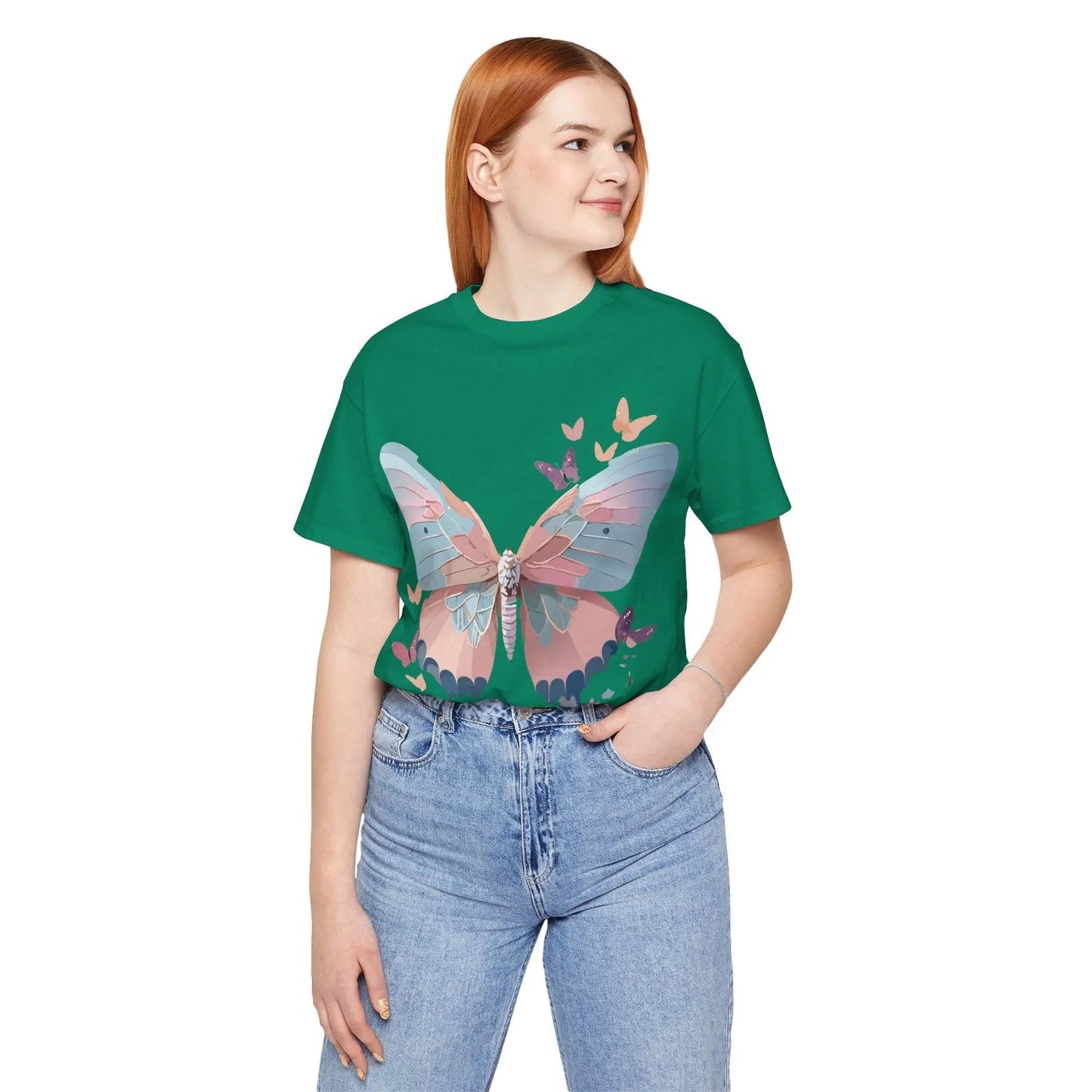 Butterfly Graphic T Shirt Unisex Jersey Short Sleeve Adelpha