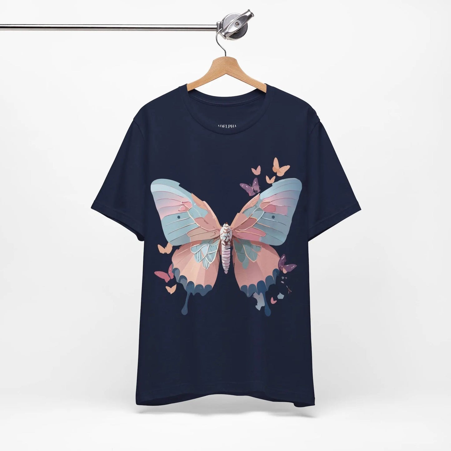 Butterfly Graphic T Shirt Unisex Jersey Short Sleeve Adelpha