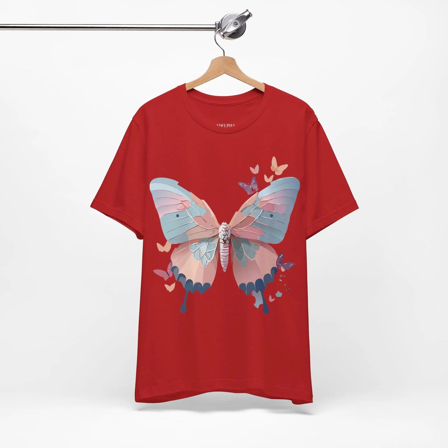 Butterfly Graphic T Shirt Unisex Jersey Short Sleeve Adelpha