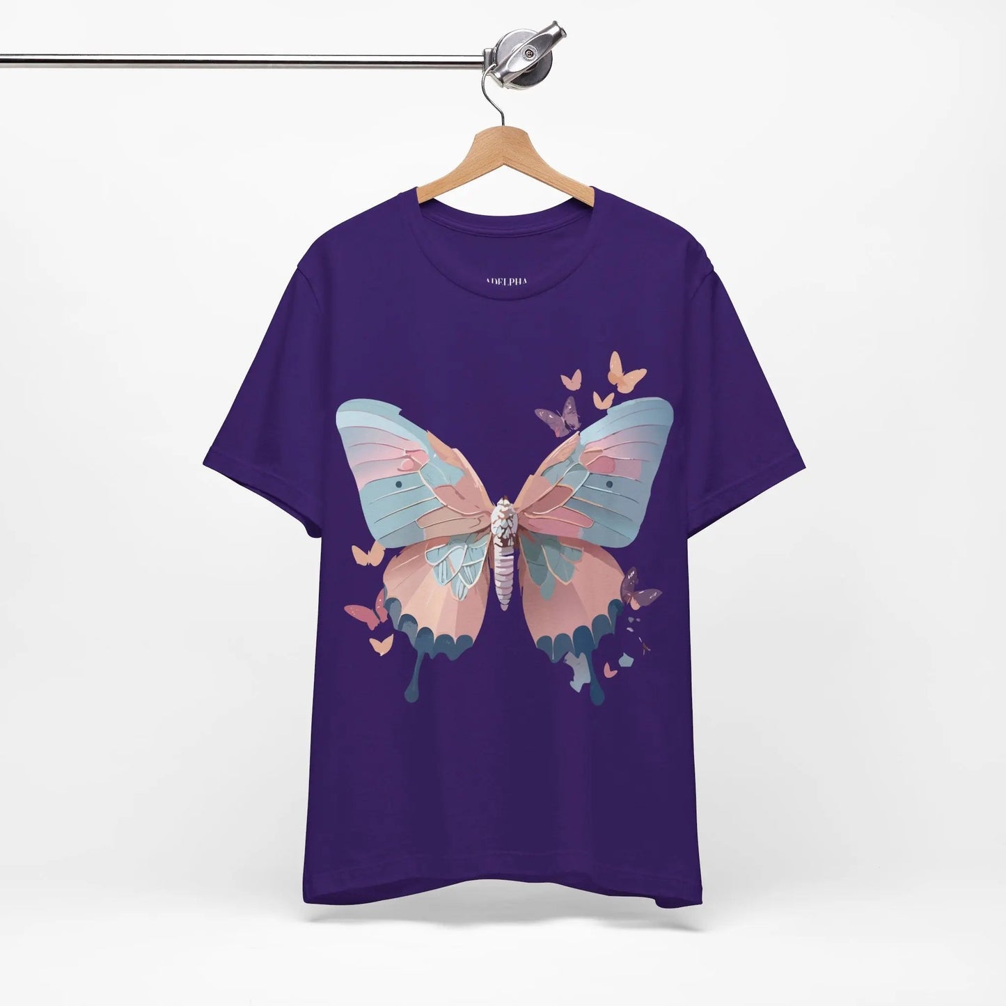 Butterfly Graphic T Shirt Unisex Jersey Short Sleeve Adelpha