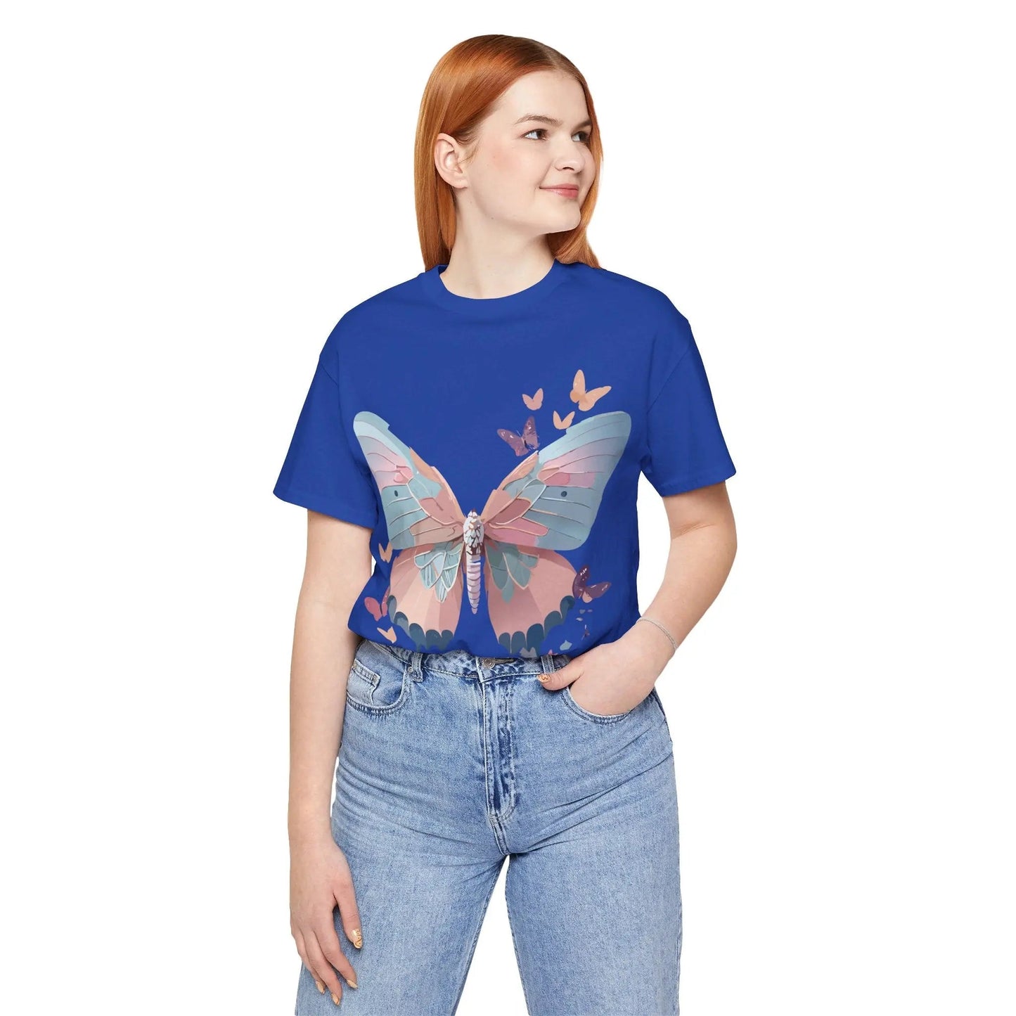 Butterfly Graphic T Shirt Unisex Jersey Short Sleeve Adelpha