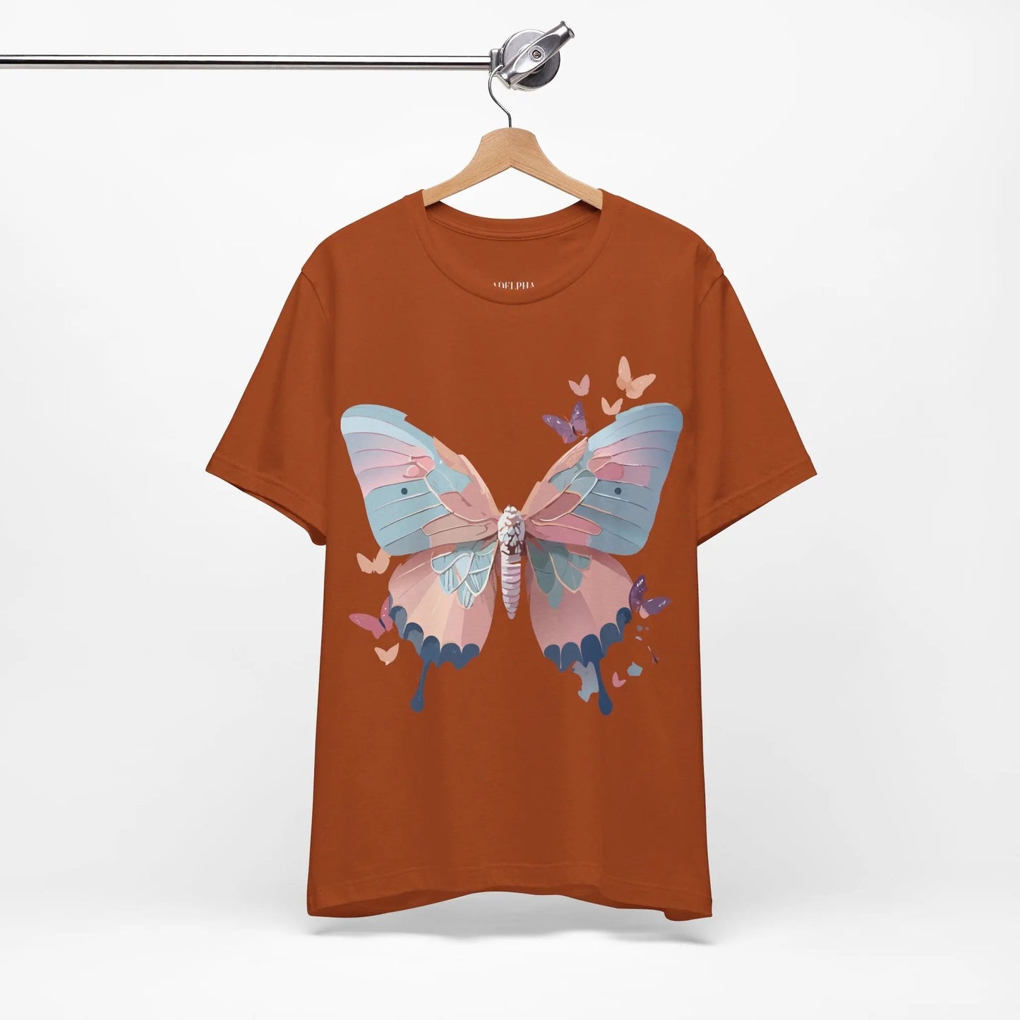 Butterfly Graphic T Shirt Unisex Jersey Short Sleeve Adelpha