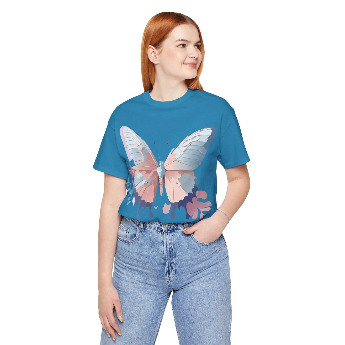 Butterfly Graphic Tee Unisex Jersey Short Sleeve Adelpha Art Design