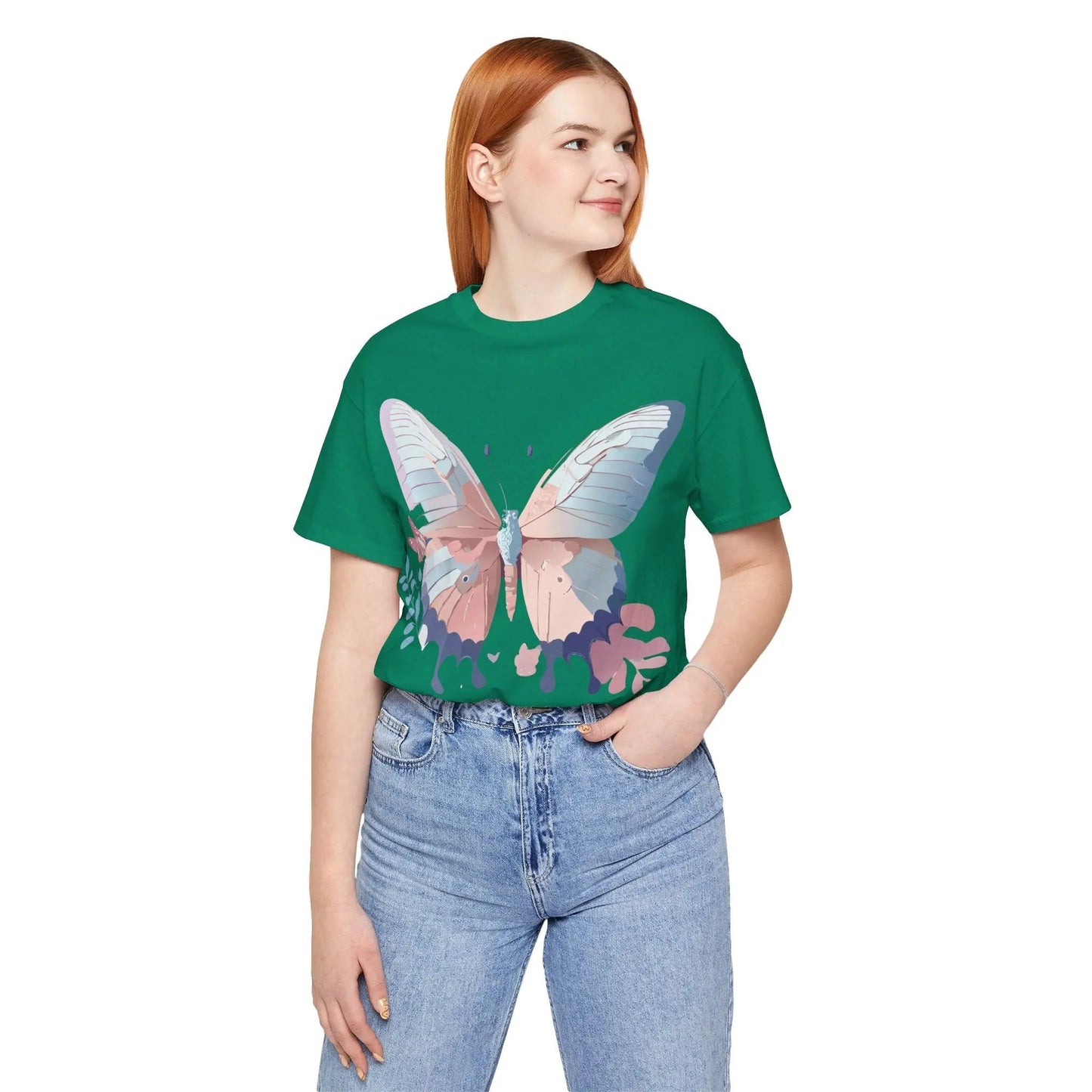 Butterfly Graphic Tee Unisex Jersey Short Sleeve Adelpha Art Design