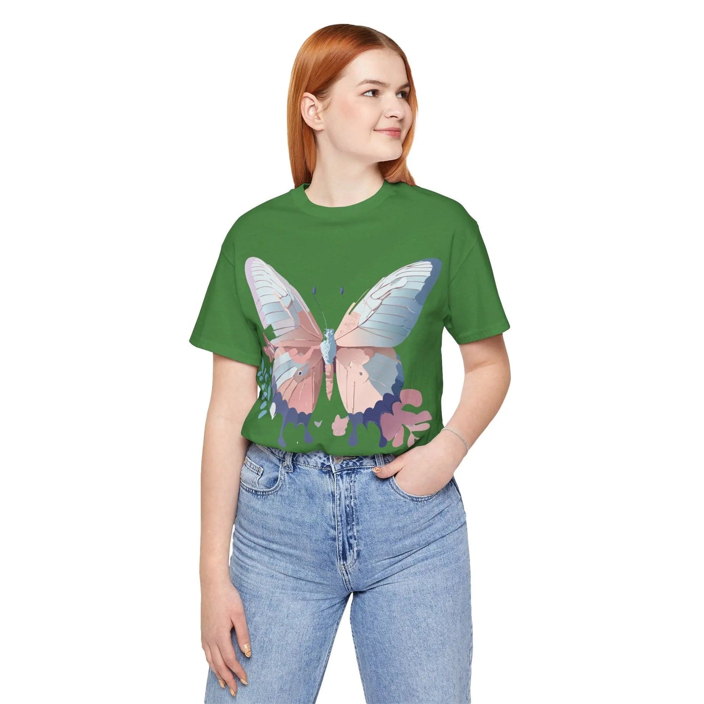 Butterfly Graphic Tee Unisex Jersey Short Sleeve Adelpha Art Design