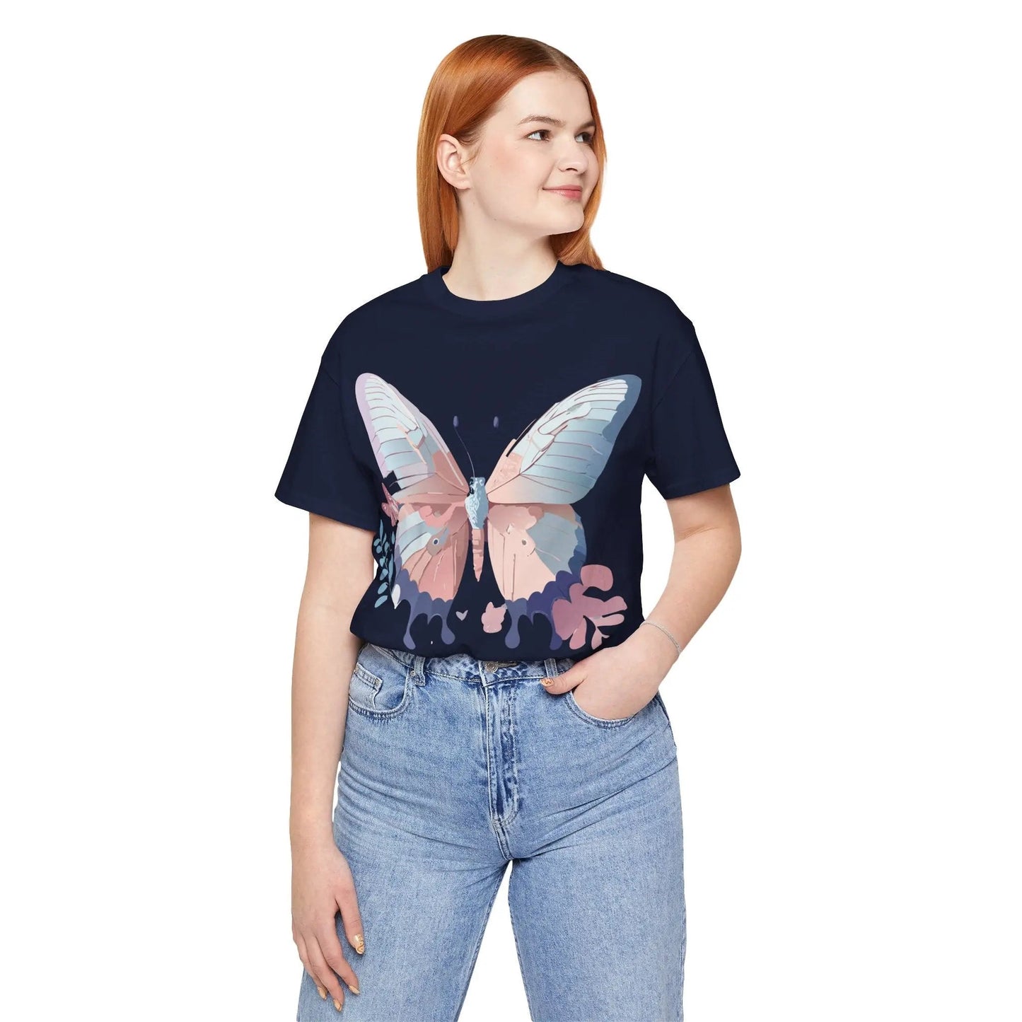 Butterfly Graphic Tee Unisex Jersey Short Sleeve Adelpha Art Design