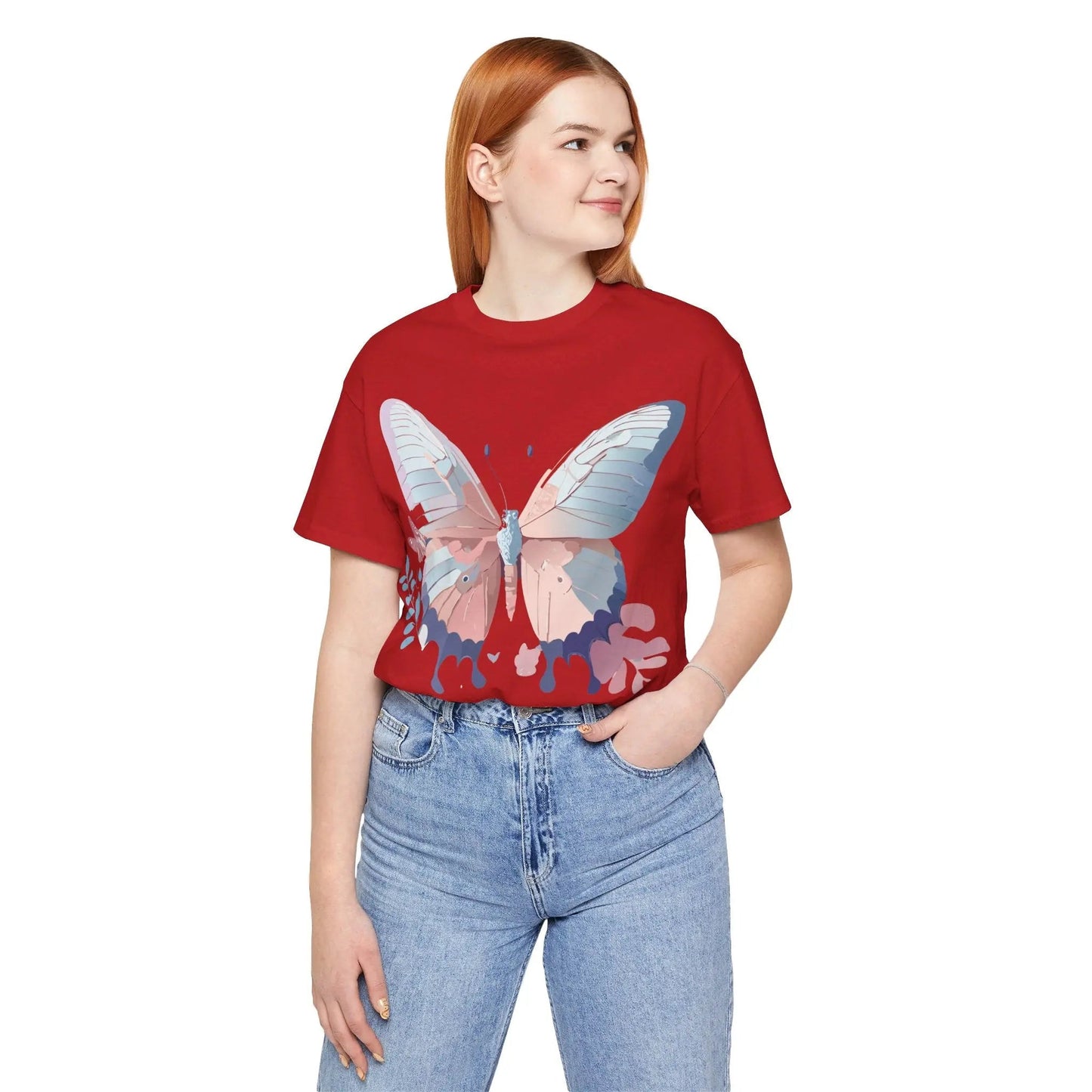 Butterfly Graphic Tee Unisex Jersey Short Sleeve Adelpha Art Design