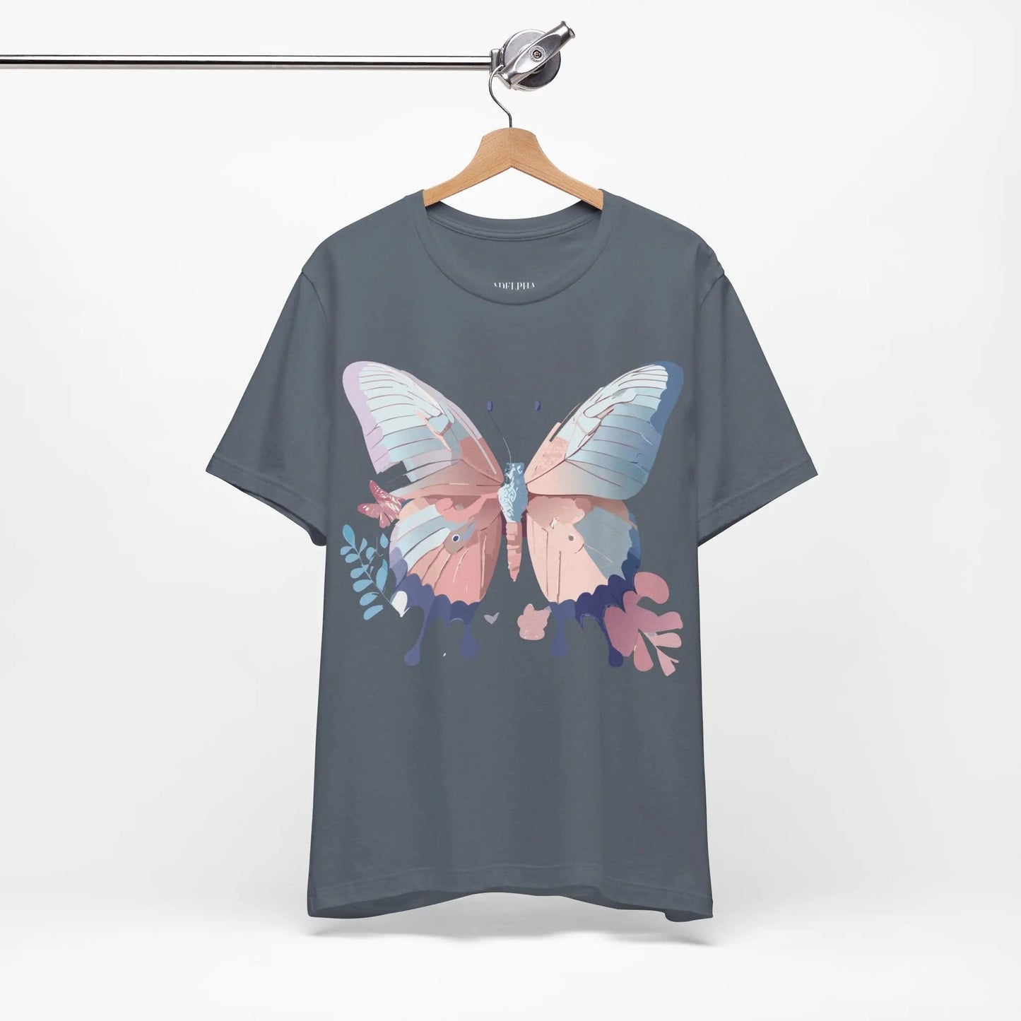 Butterfly Graphic Tee Unisex Jersey Short Sleeve Adelpha Art Design