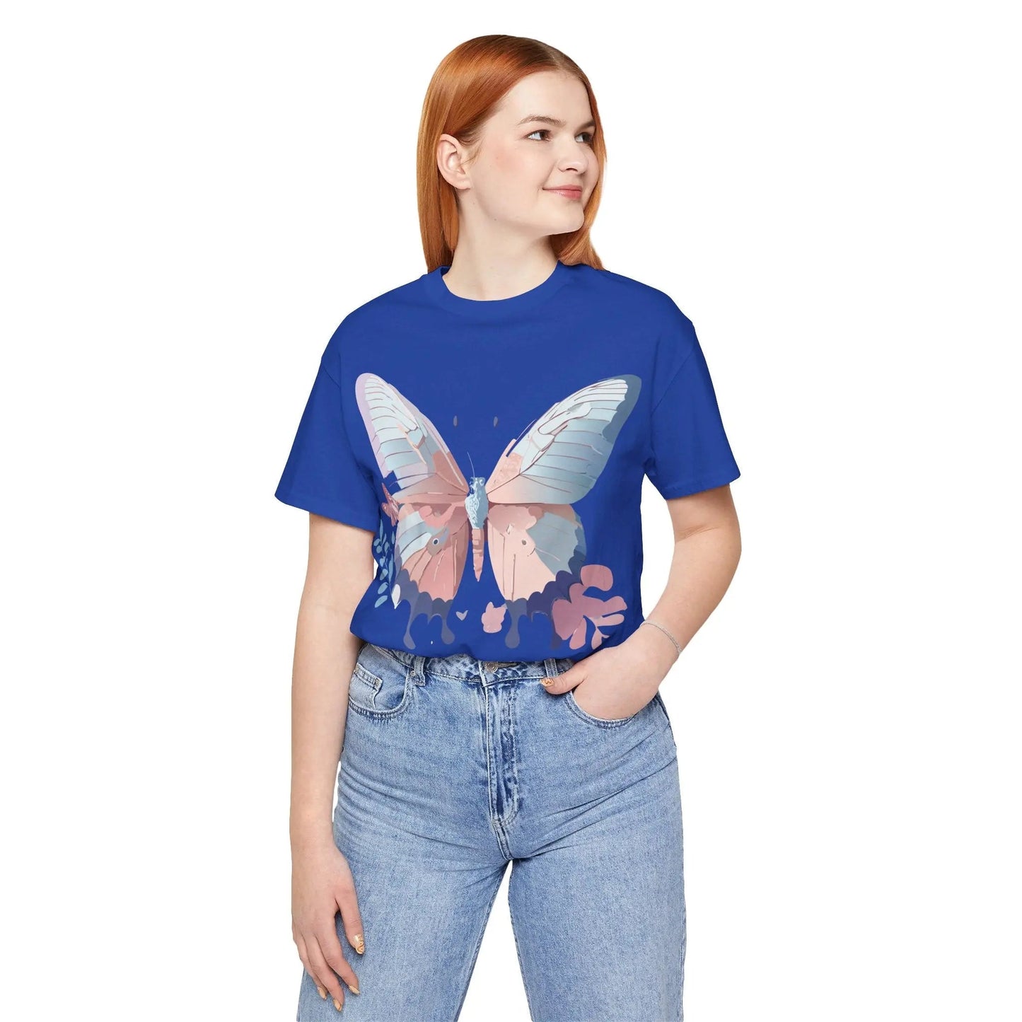 Butterfly Graphic Tee Unisex Jersey Short Sleeve Adelpha Art Design