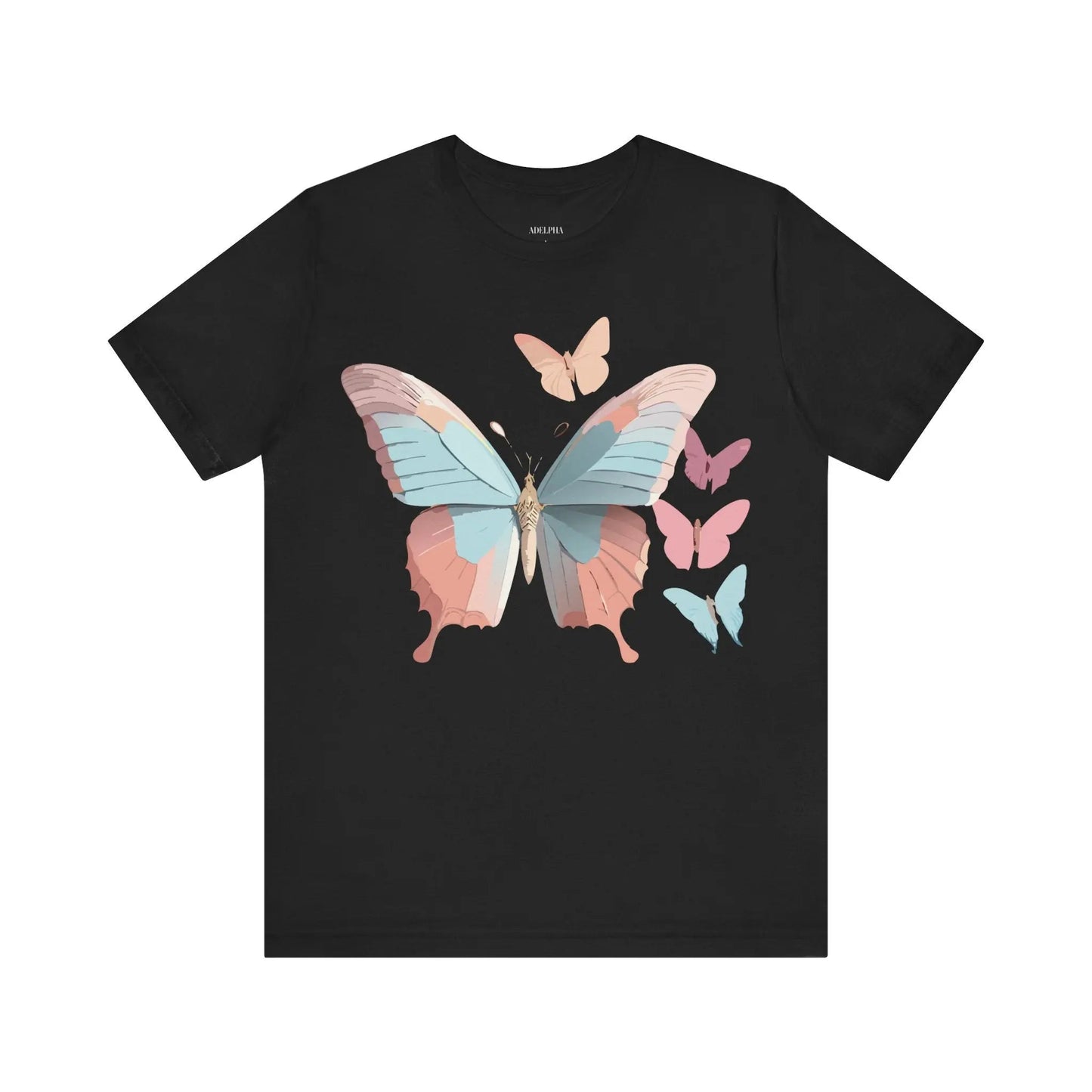 Butterfly Graphic Tee Unisex Short Sleeve Artwork From Adelpha Vintage Inspired