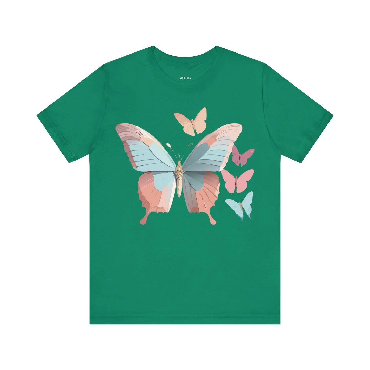 Butterfly Graphic Tee Unisex Short Sleeve Artwork From Adelpha Vintage Inspired