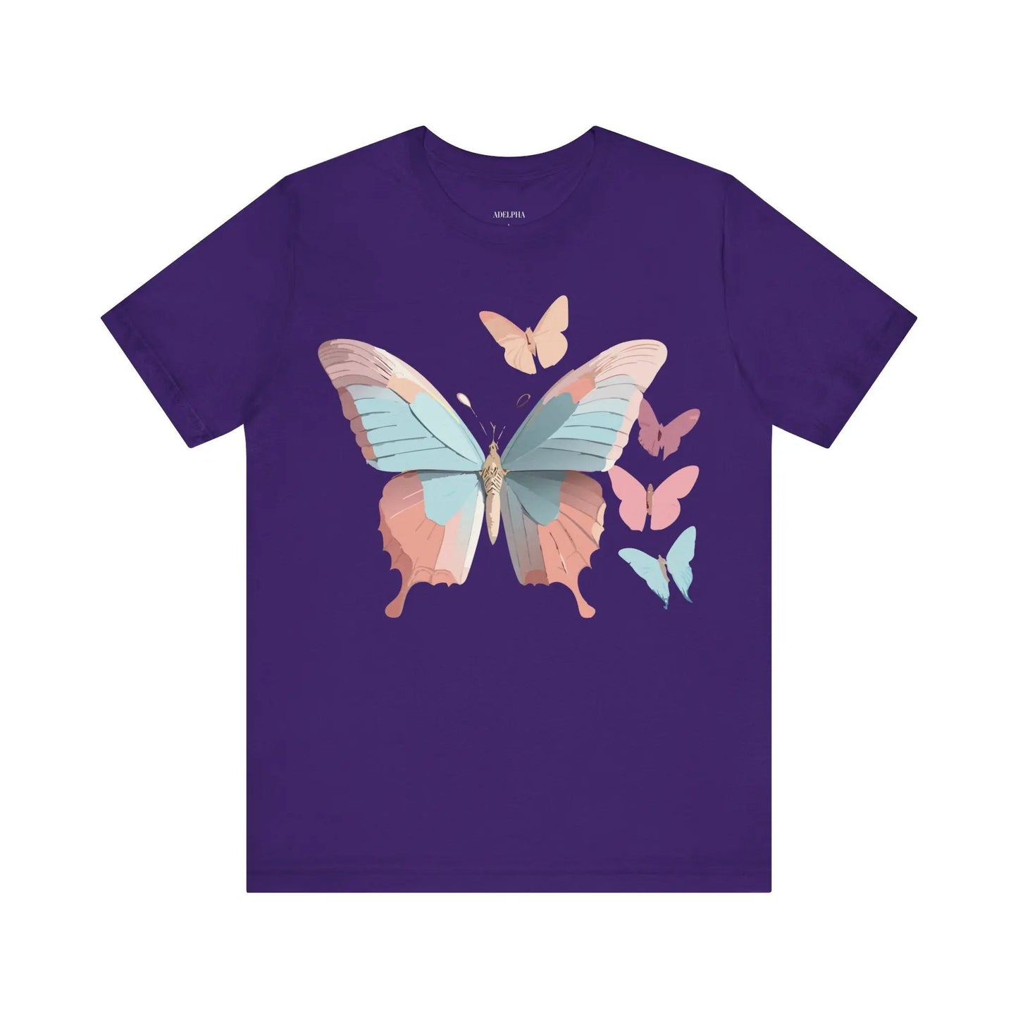 Butterfly Graphic Tee Unisex Short Sleeve Artwork From Adelpha Vintage Inspired