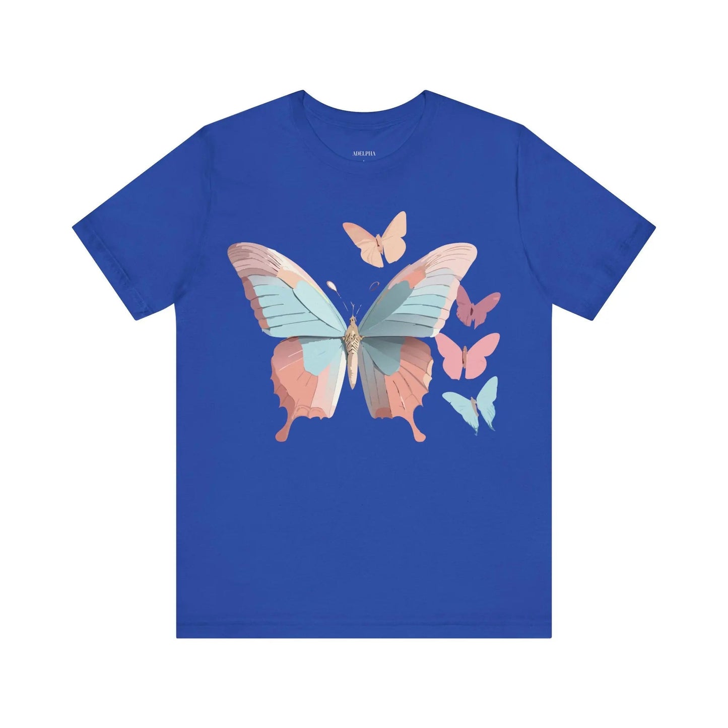 Butterfly Graphic Tee Unisex Short Sleeve Artwork From Adelpha Vintage Inspired