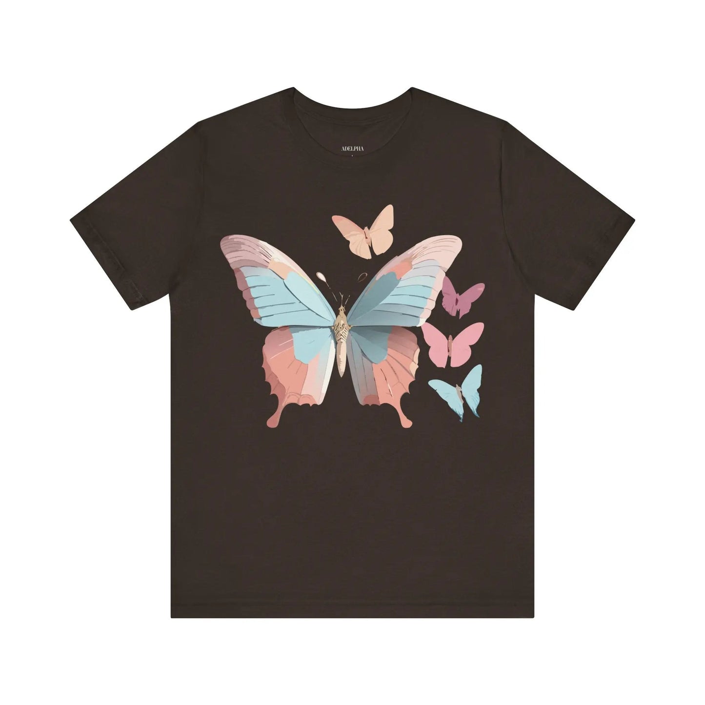 Butterfly Graphic Tee Unisex Short Sleeve Artwork From Adelpha Vintage Inspired