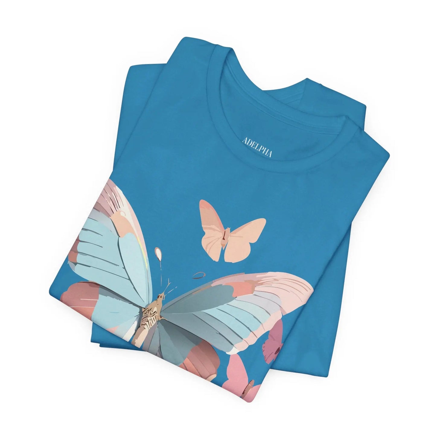 Butterfly Graphic Tee Unisex Short Sleeve Artwork From Adelpha Vintage Inspired