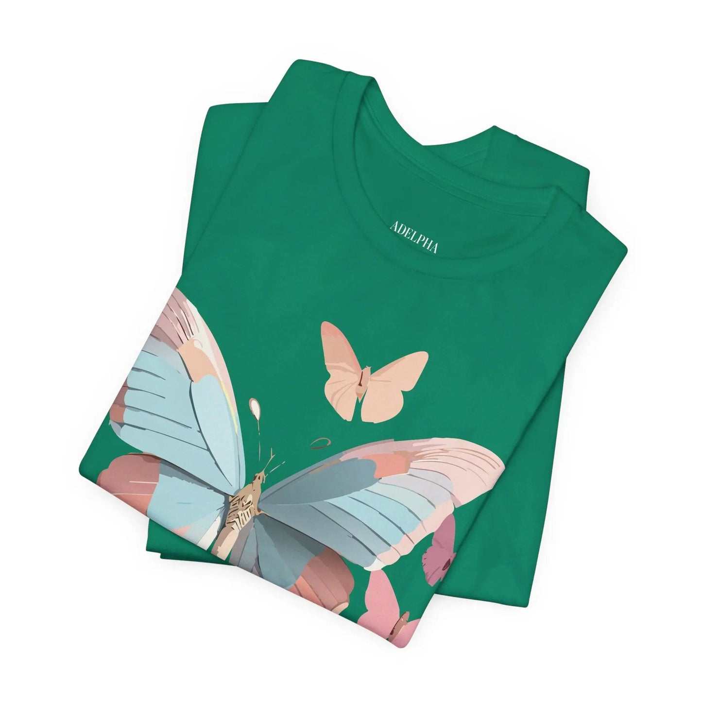 Butterfly Graphic Tee Unisex Short Sleeve Artwork From Adelpha Vintage Inspired