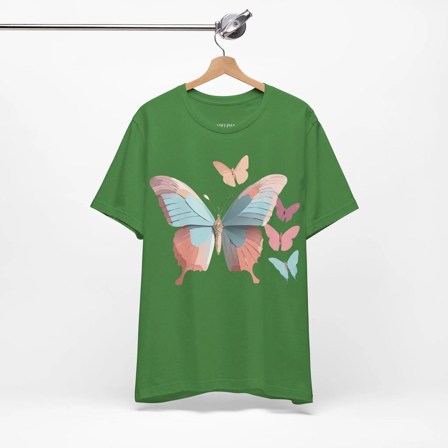 Butterfly Graphic Tee Unisex Short Sleeve Artwork From Adelpha Vintage Inspired