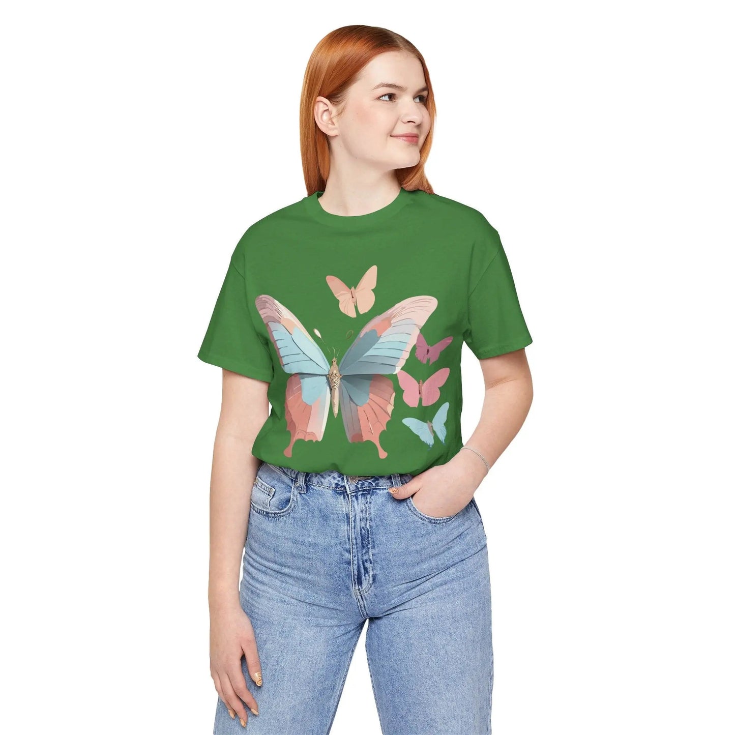 Butterfly Graphic Tee Unisex Short Sleeve Artwork From Adelpha Vintage Inspired