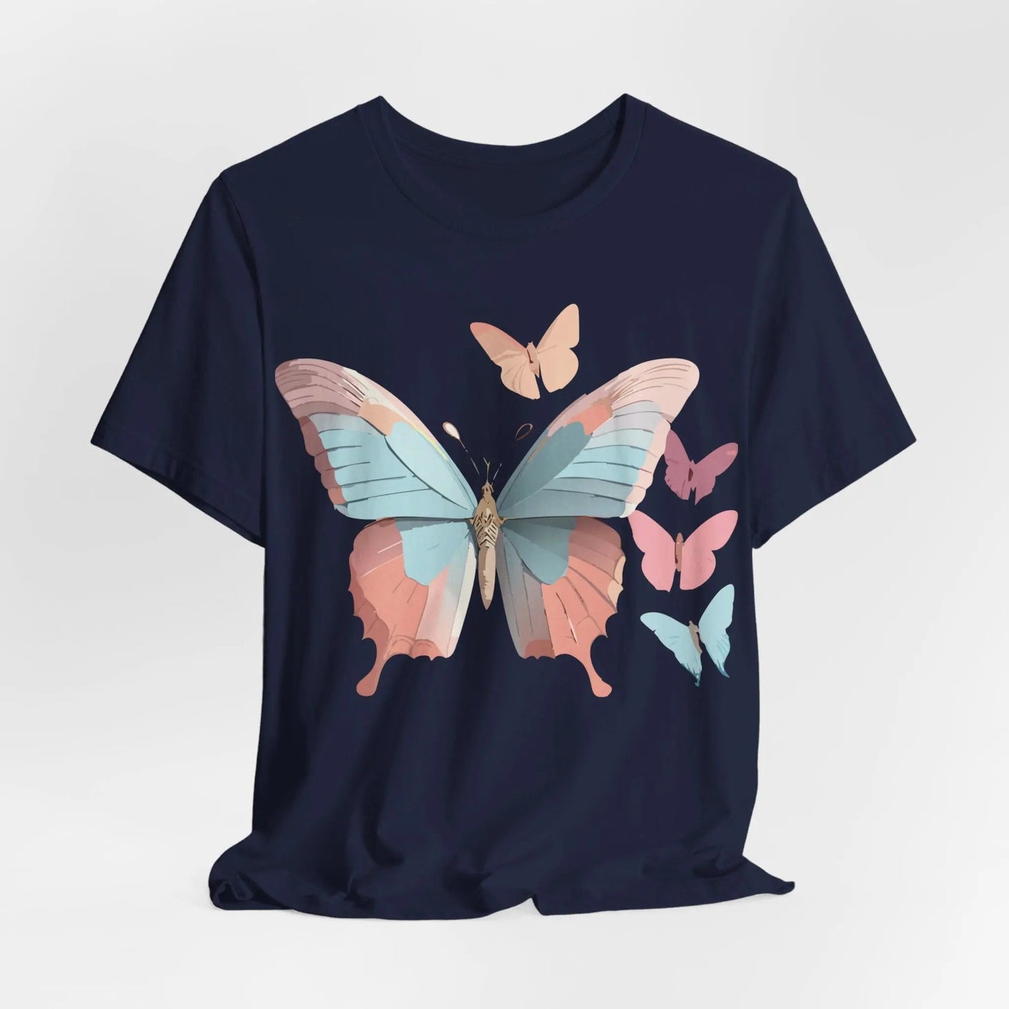 Butterfly Graphic Tee Unisex Short Sleeve Artwork From Adelpha Vintage Inspired
