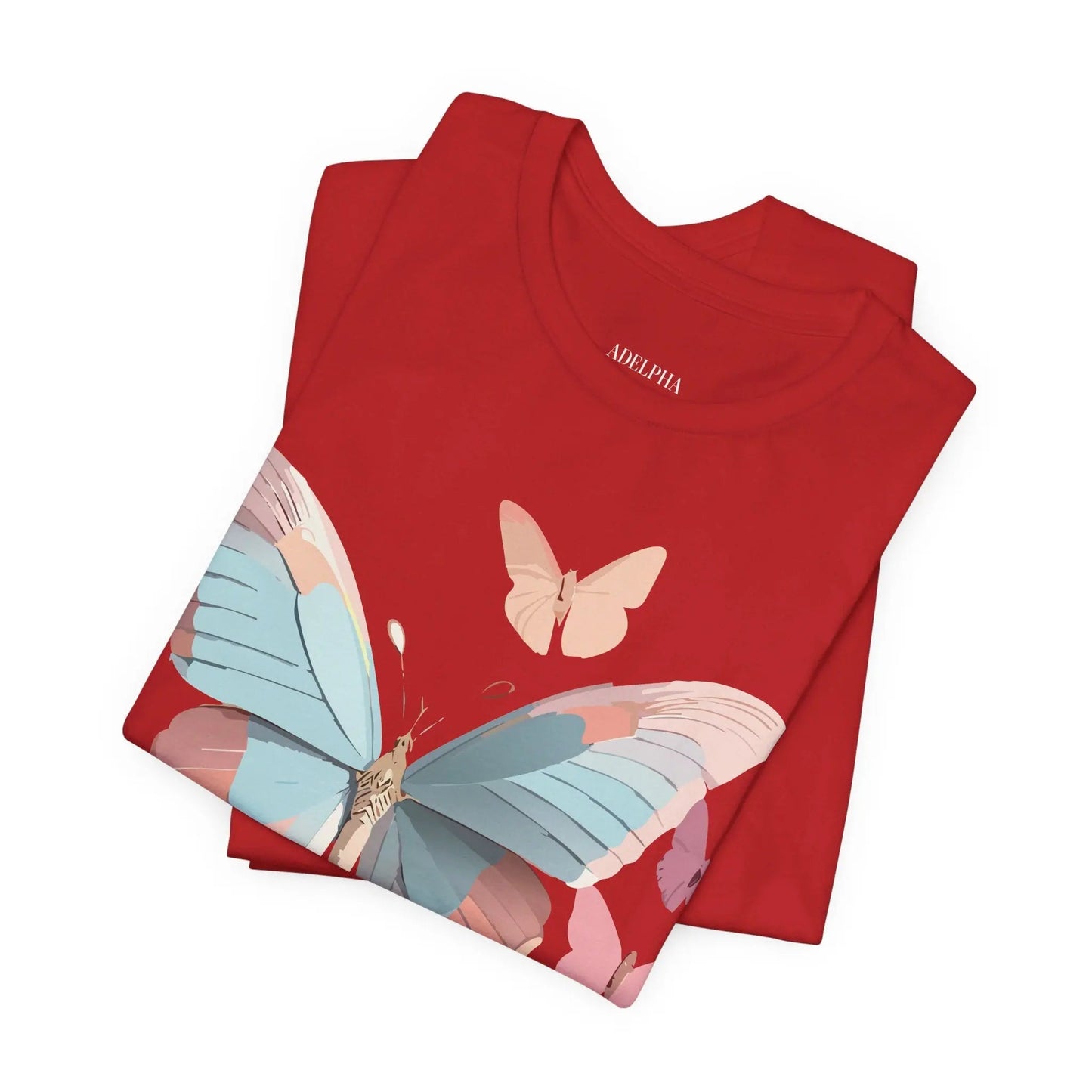 Butterfly Graphic Tee Unisex Short Sleeve Artwork From Adelpha Vintage Inspired