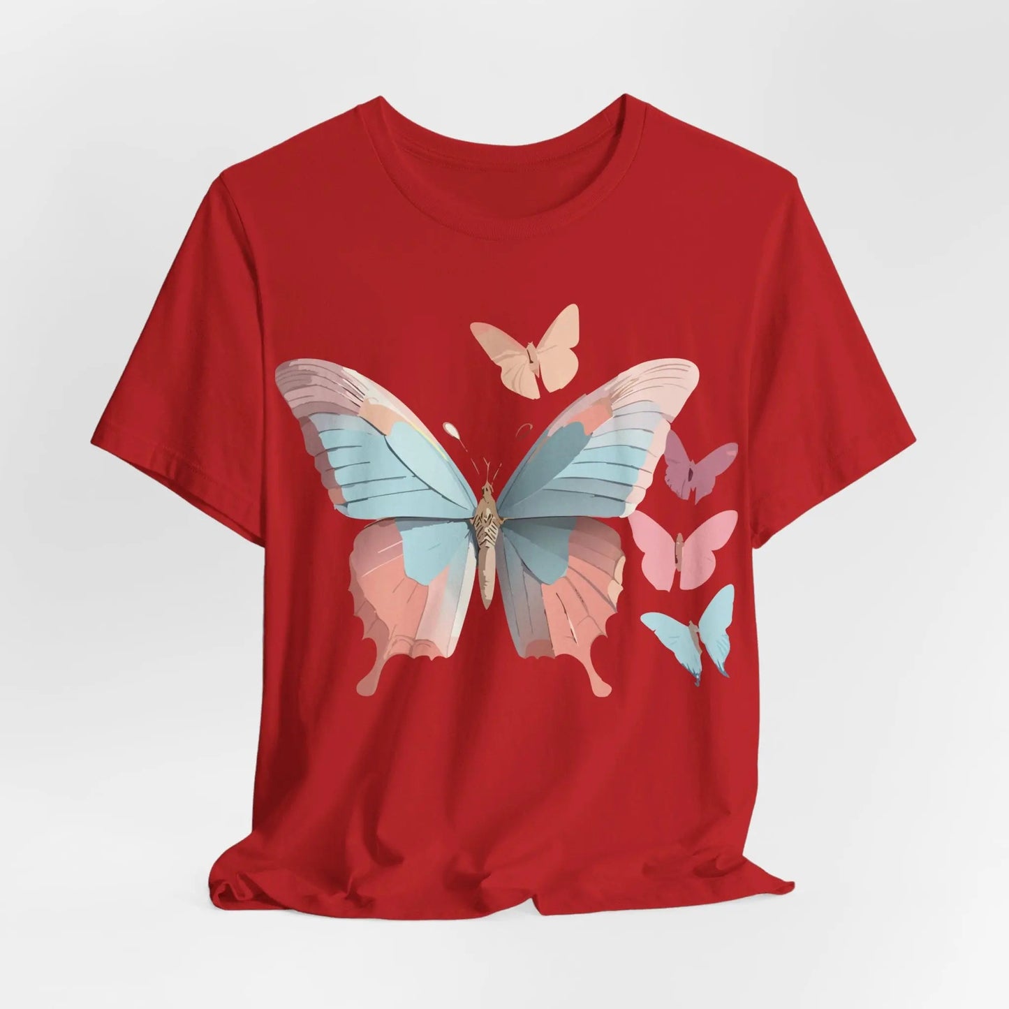 Butterfly Graphic Tee Unisex Short Sleeve Artwork From Adelpha Vintage Inspired