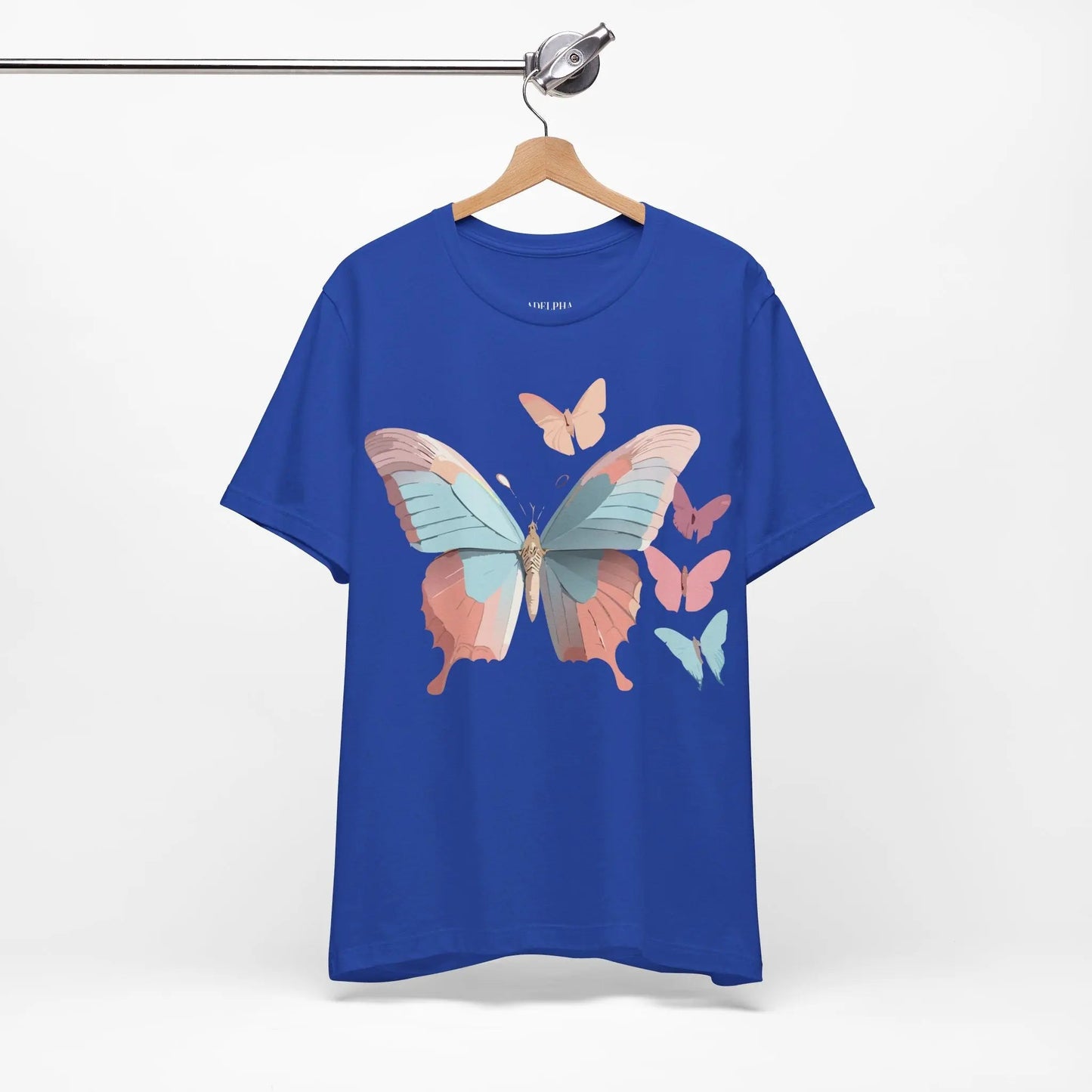 Butterfly Graphic Tee Unisex Short Sleeve Artwork From Adelpha Vintage Inspired