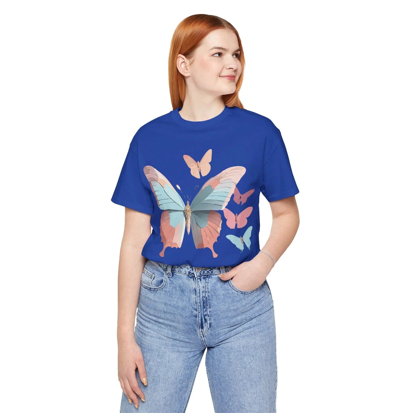 Butterfly Graphic Tee Unisex Short Sleeve Artwork From Adelpha Vintage Inspired