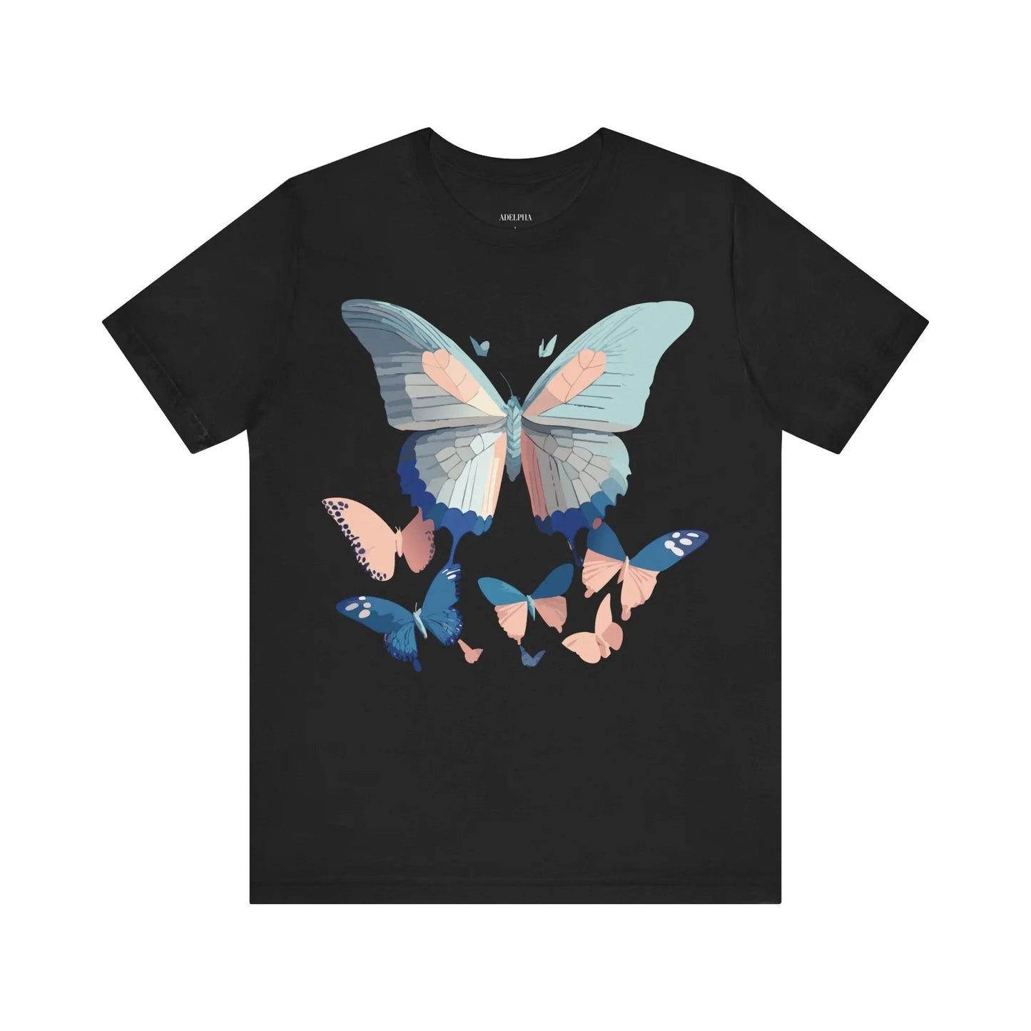 Butterfly Graphic Unisex 100 Cotton Lightweight Vintage Design Jersey Tee 116