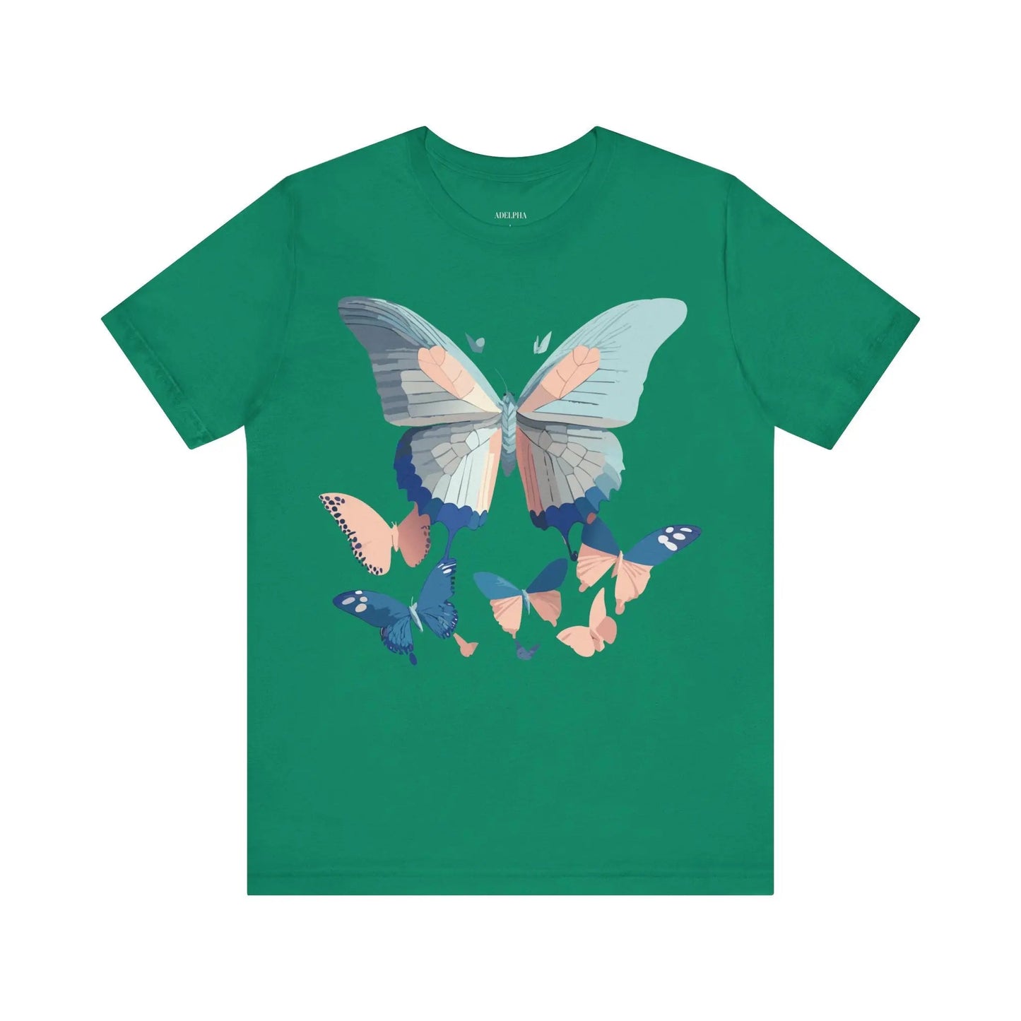 Butterfly Graphic Unisex 100 Cotton Lightweight Vintage Design Jersey Tee 116