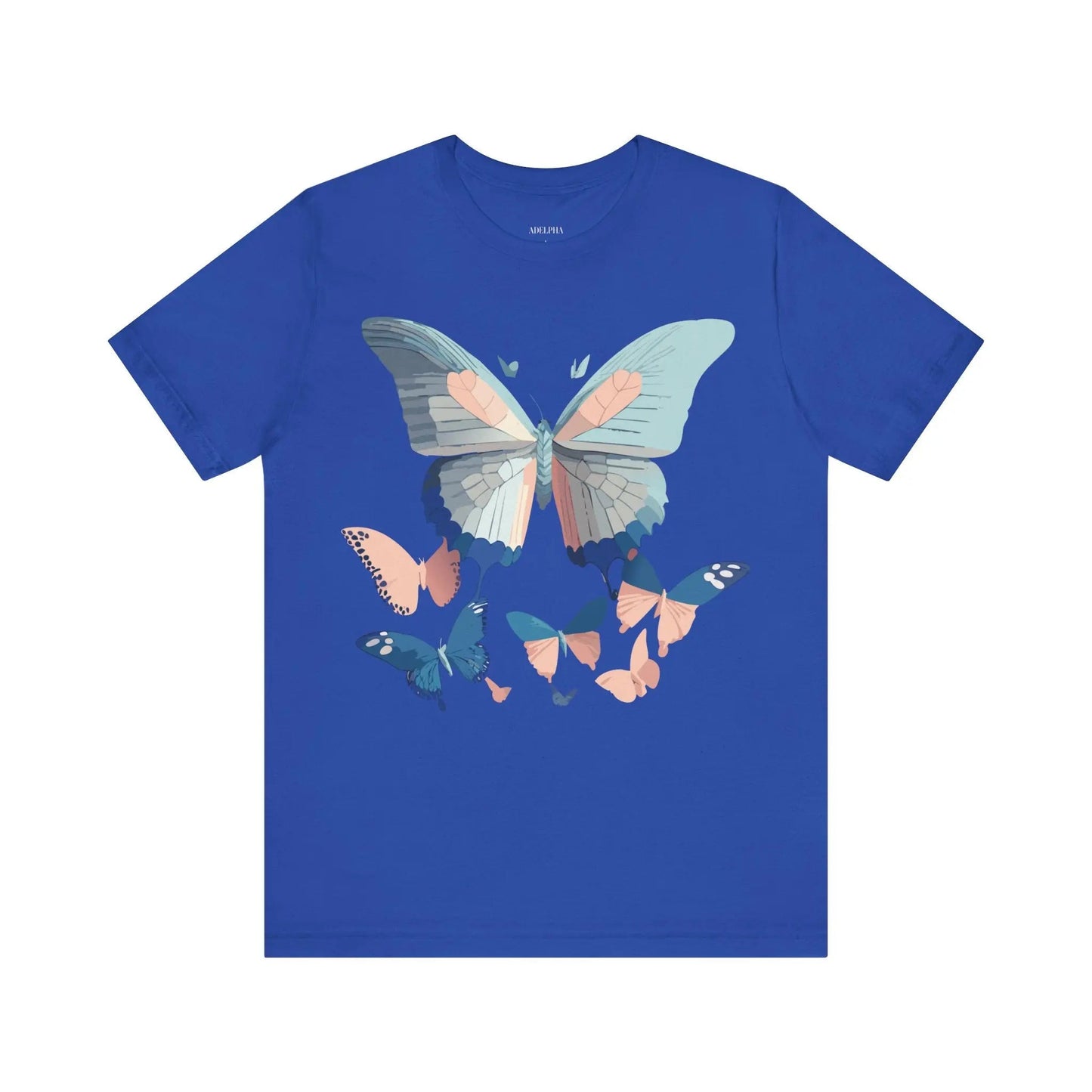 Butterfly Graphic Unisex 100 Cotton Lightweight Vintage Design Jersey Tee 116