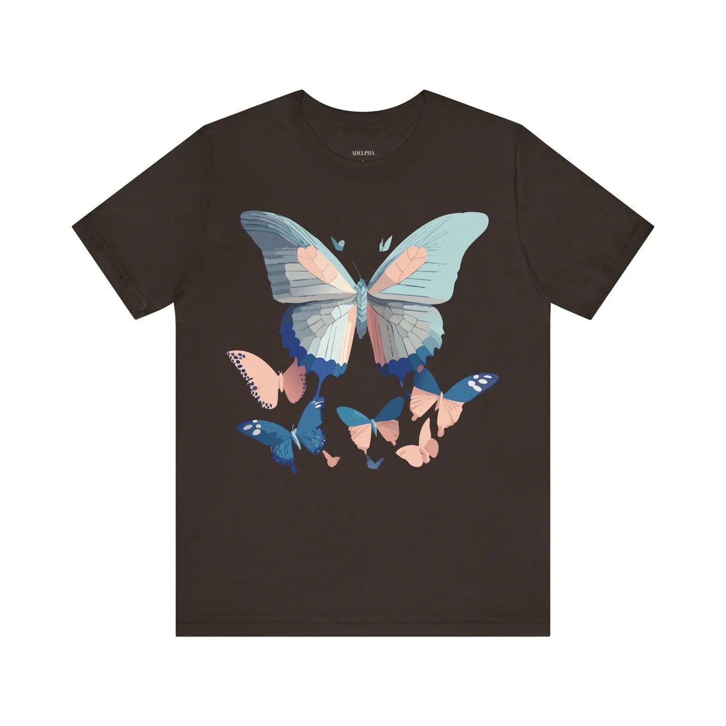 Butterfly Graphic Unisex 100 Cotton Lightweight Vintage Design Jersey Tee 116