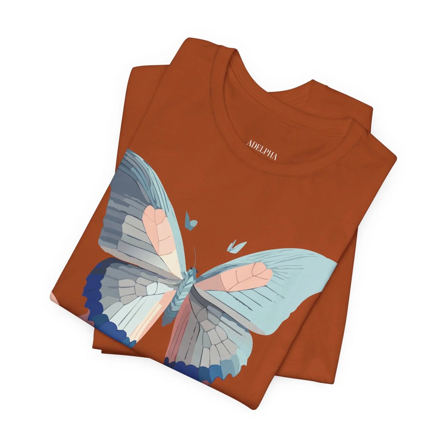 Butterfly Graphic Unisex 100 Cotton Lightweight Vintage Design Jersey Tee 116