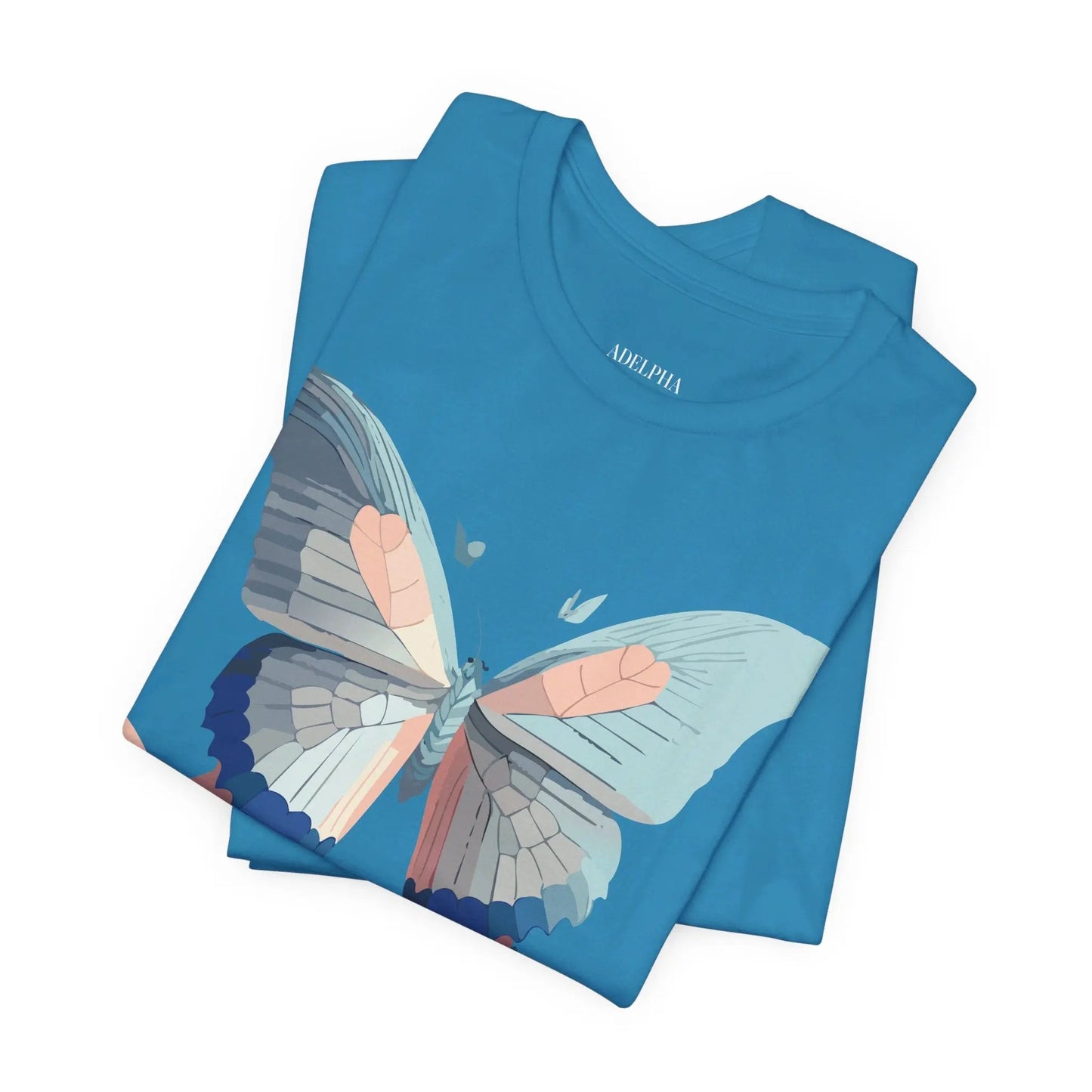 Butterfly Graphic Unisex 100 Cotton Lightweight Vintage Design Jersey Tee 116