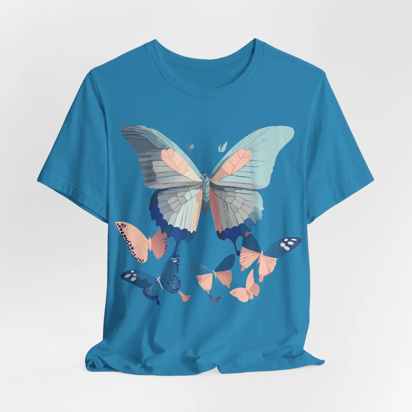 Butterfly Graphic Unisex 100 Cotton Lightweight Vintage Design Jersey Tee 116