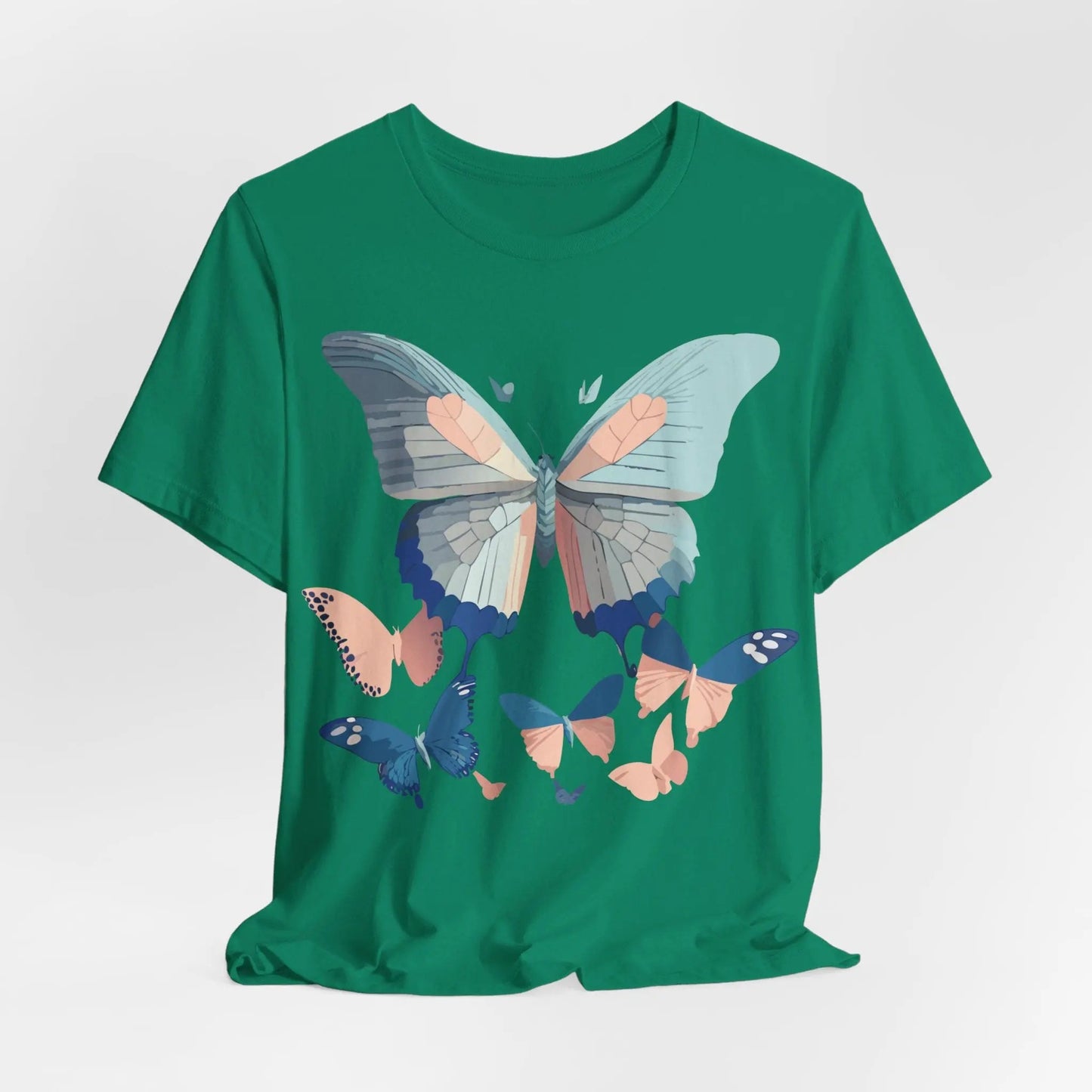 Butterfly Graphic Unisex 100 Cotton Lightweight Vintage Design Jersey Tee 116