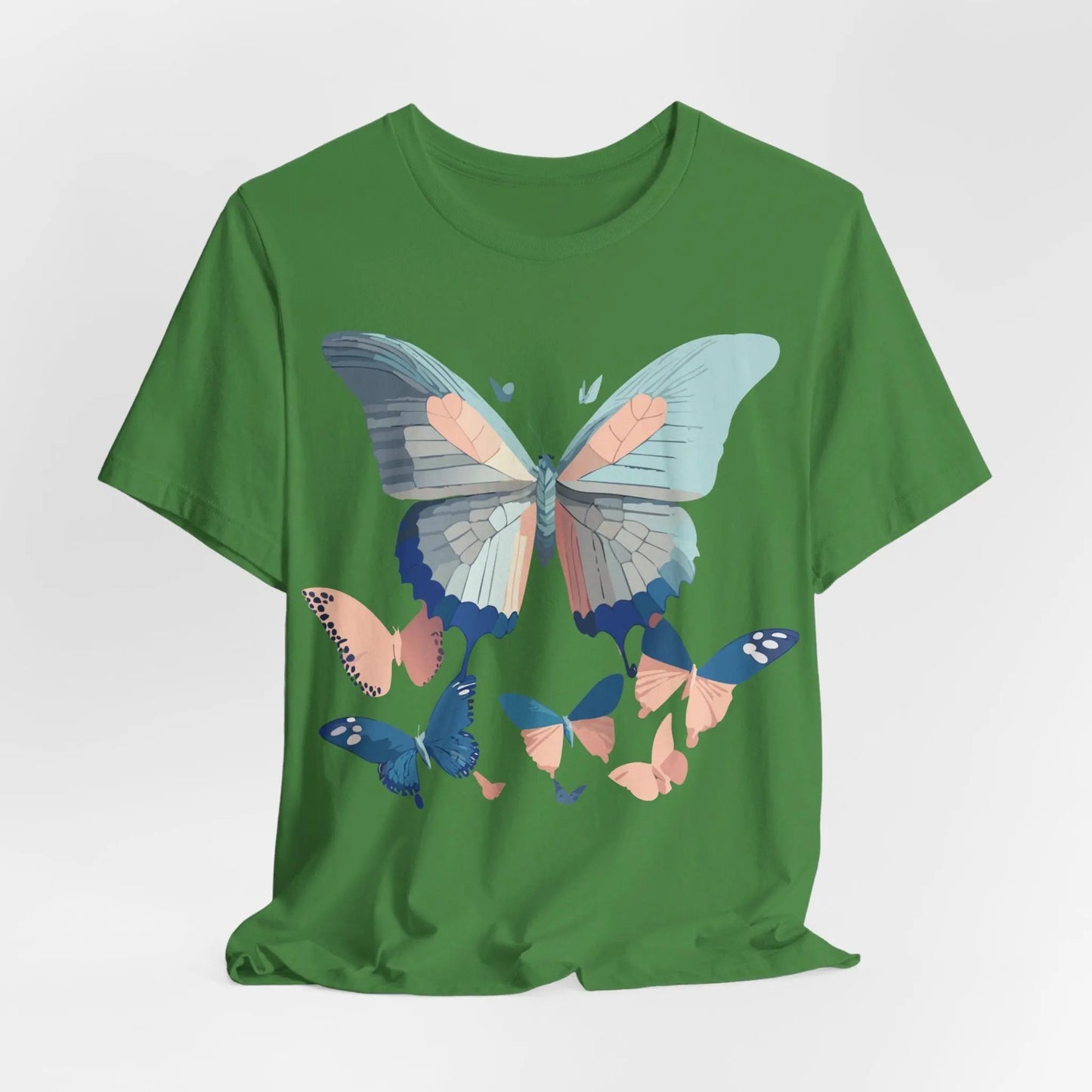 Butterfly Graphic Unisex 100 Cotton Lightweight Vintage Design Jersey Tee 116