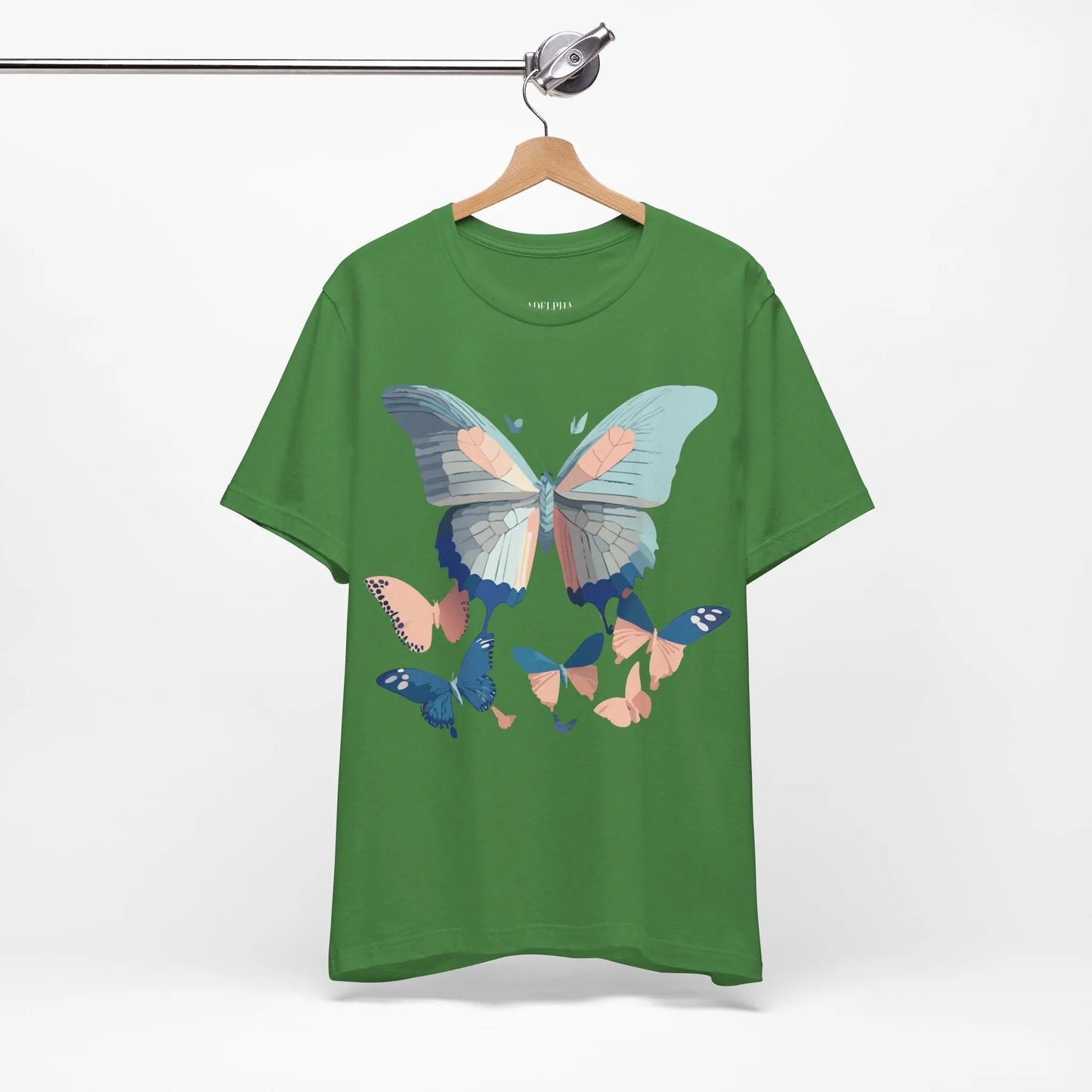 Butterfly Graphic Unisex 100 Cotton Lightweight Vintage Design Jersey Tee 116